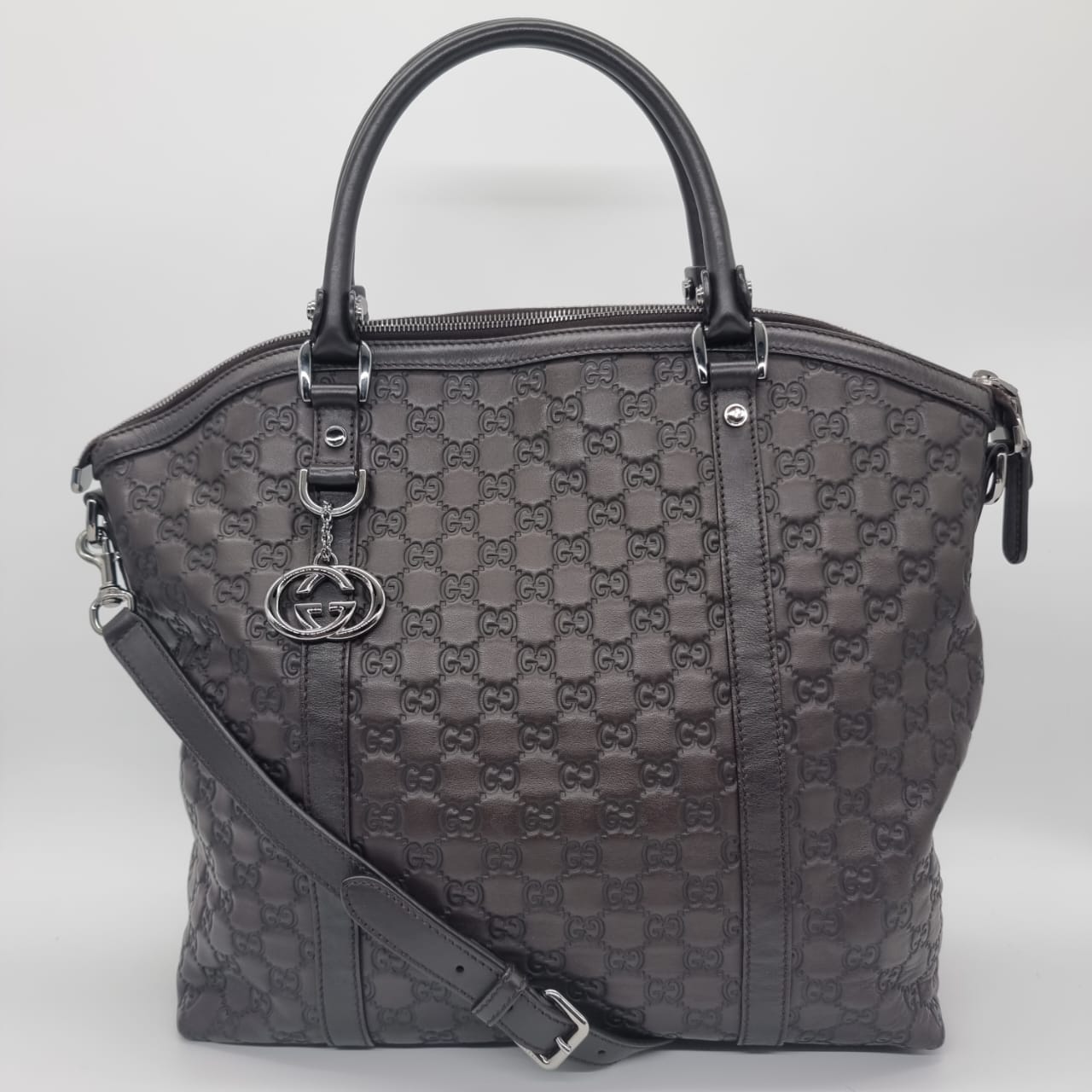 Gucci Guccisima Hobobag Darkbrown size 35x16x35