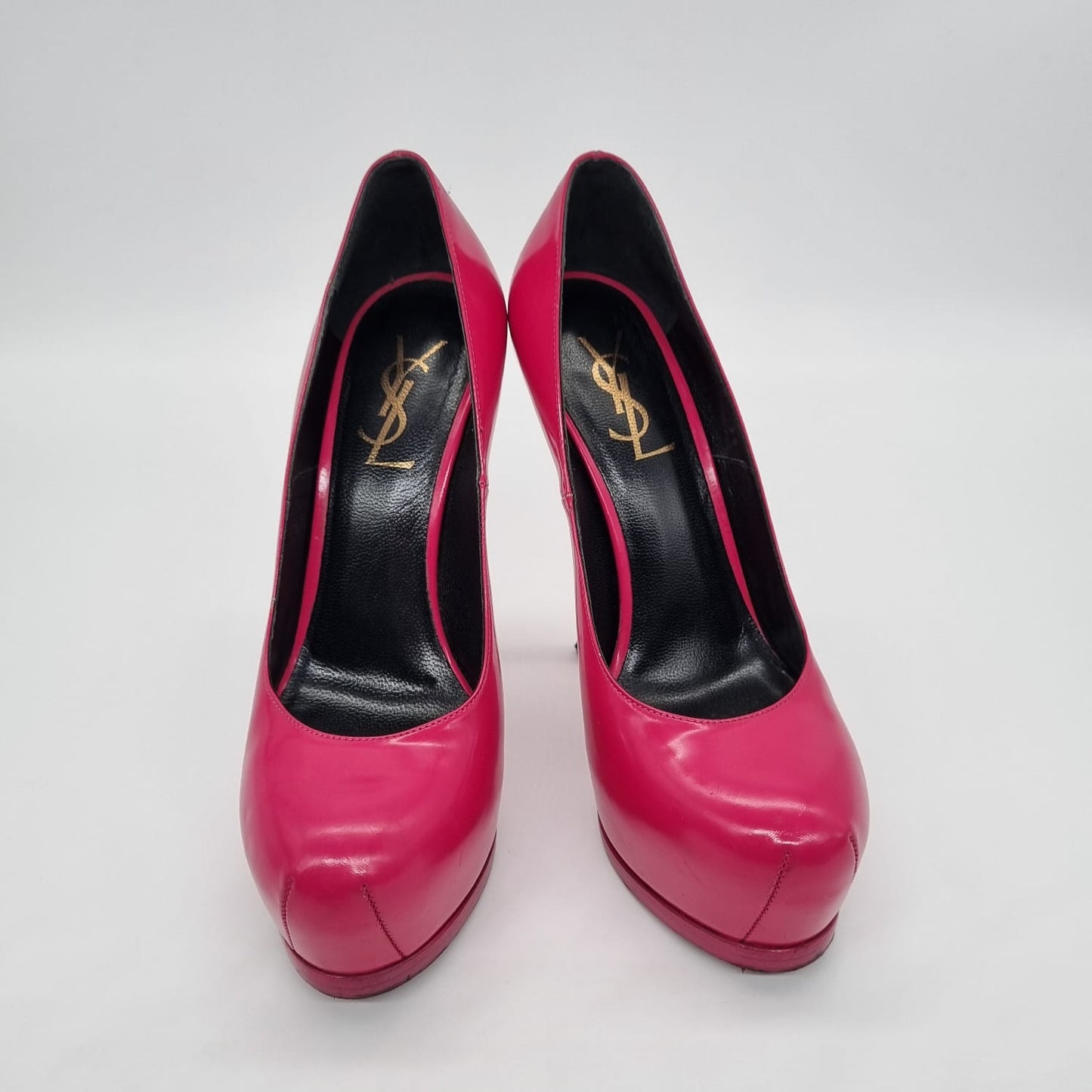 Yves Saint Laurent Tribtoo Pump Heels Pink Fucshia Size 36/23