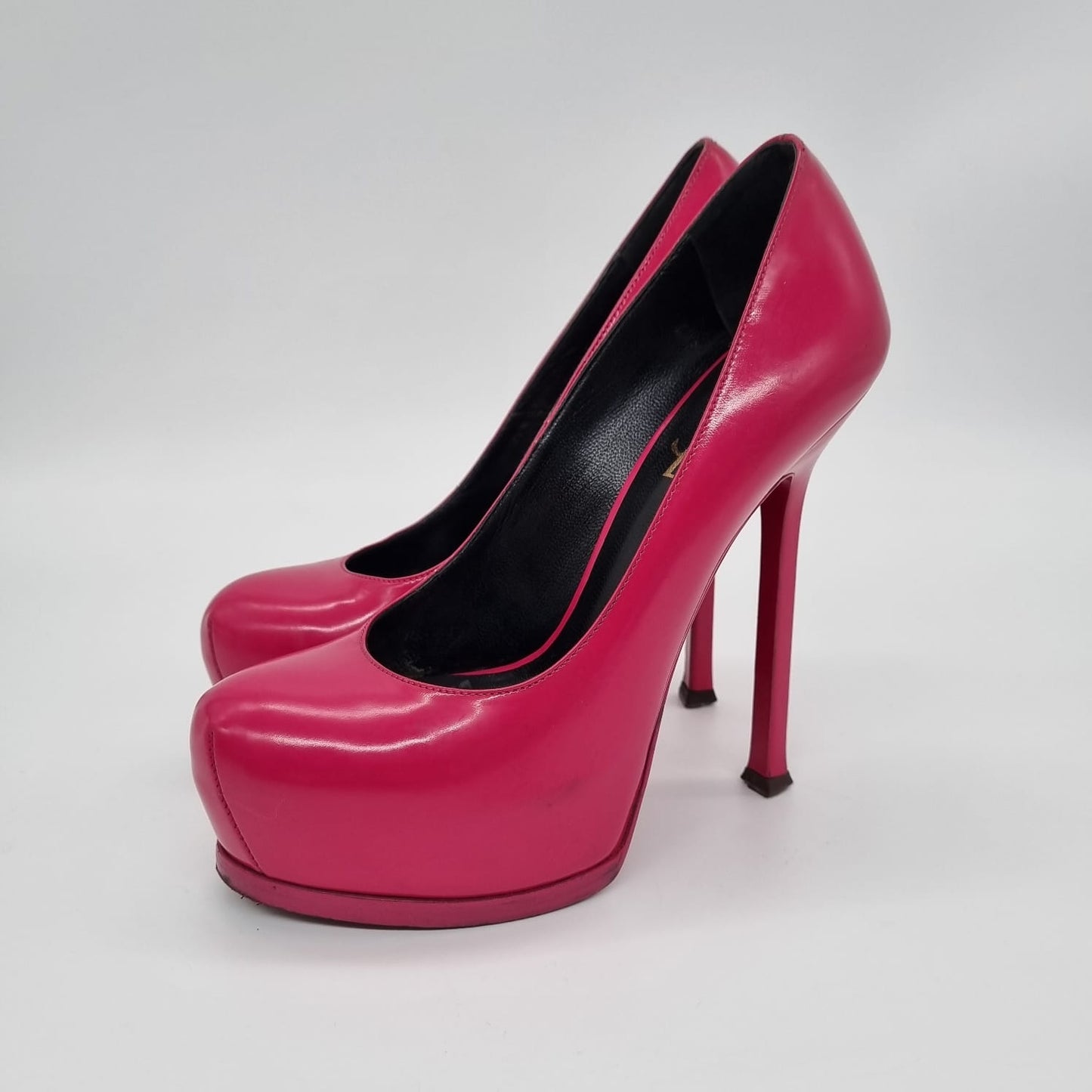 Yves Saint Laurent Tribtoo Pump Heels Pink Fucshia Size 36/23