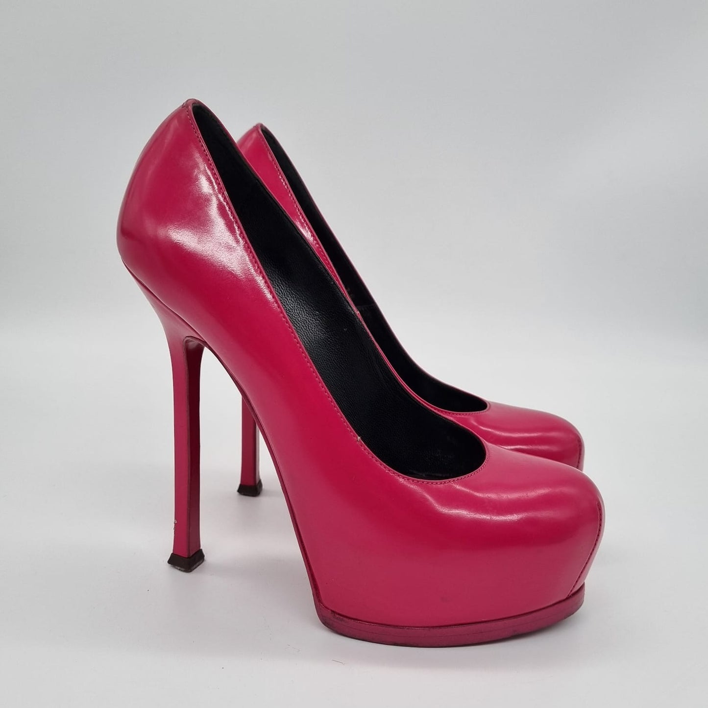 Yves Saint Laurent Tribtoo Pump Heels Pink Fucshia Size 36/23