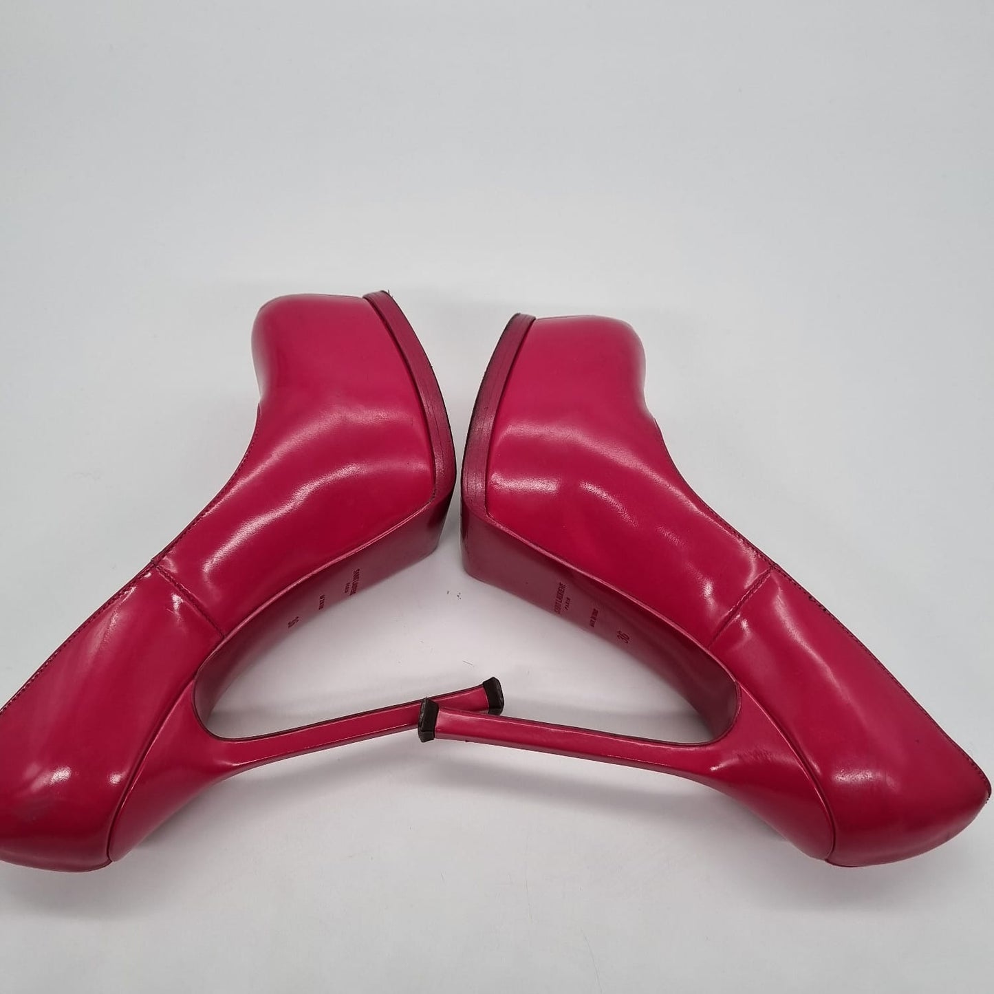 Yves Saint Laurent Tribtoo Pump Heels Pink Fucshia Size 36/23