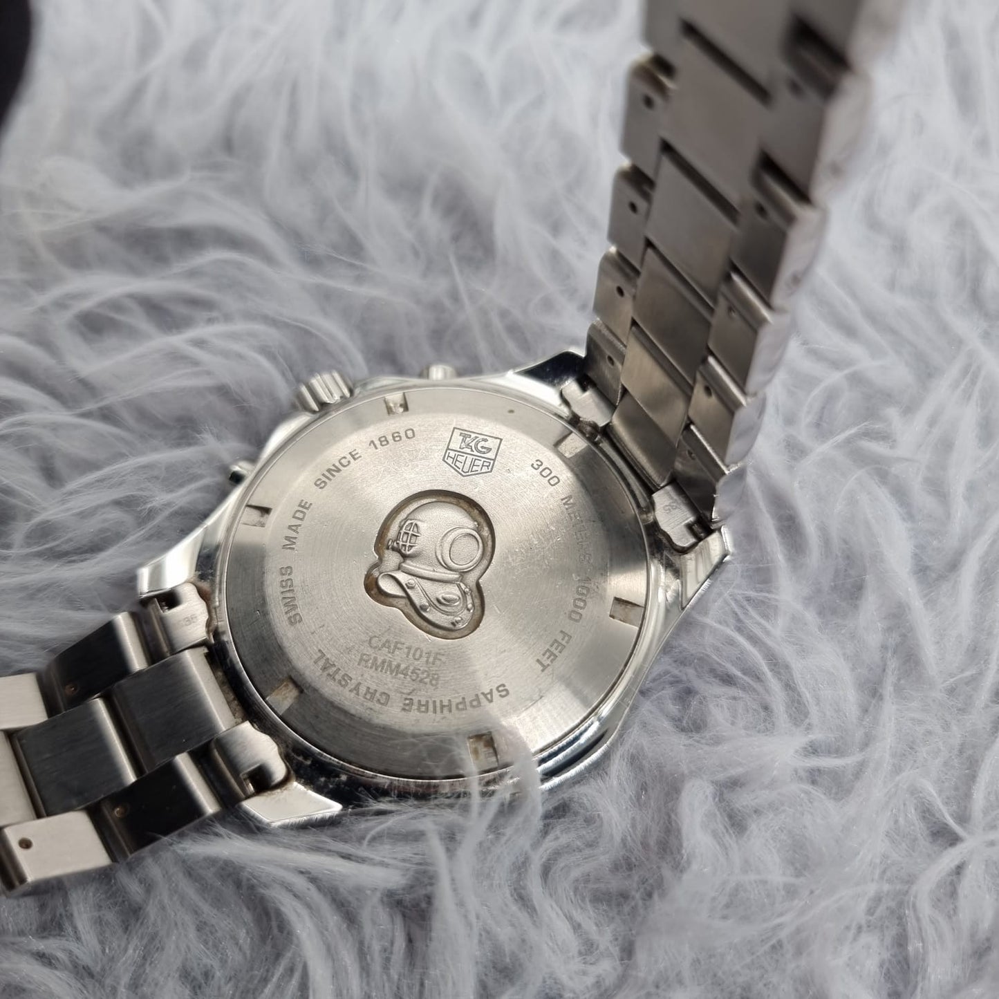 Tag Heuer Chronograph Stainless Steel Watch Silver 43mm