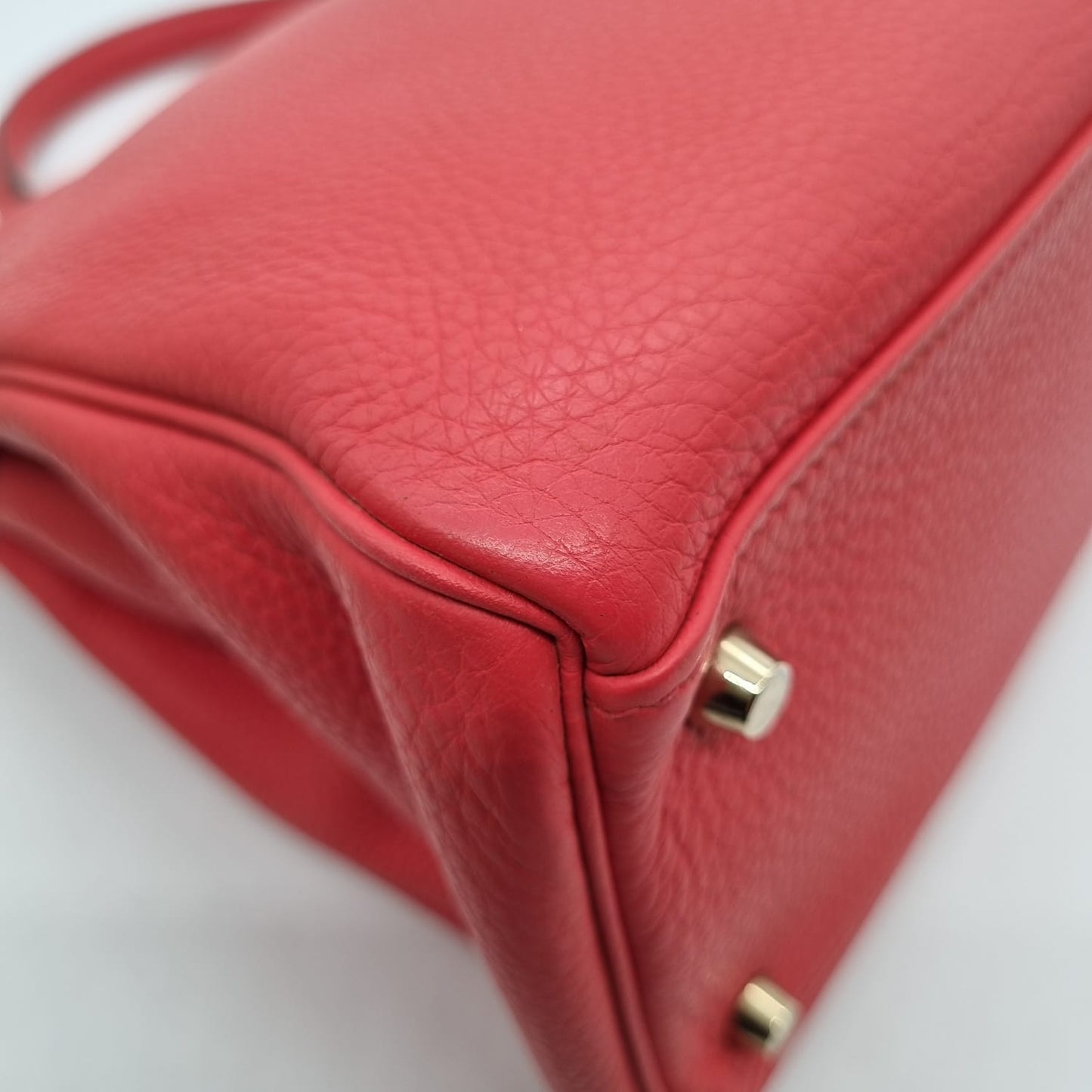 Hermes Kelly 35 Togo Leather Rose Texas #N 2010 Size 35x12x26