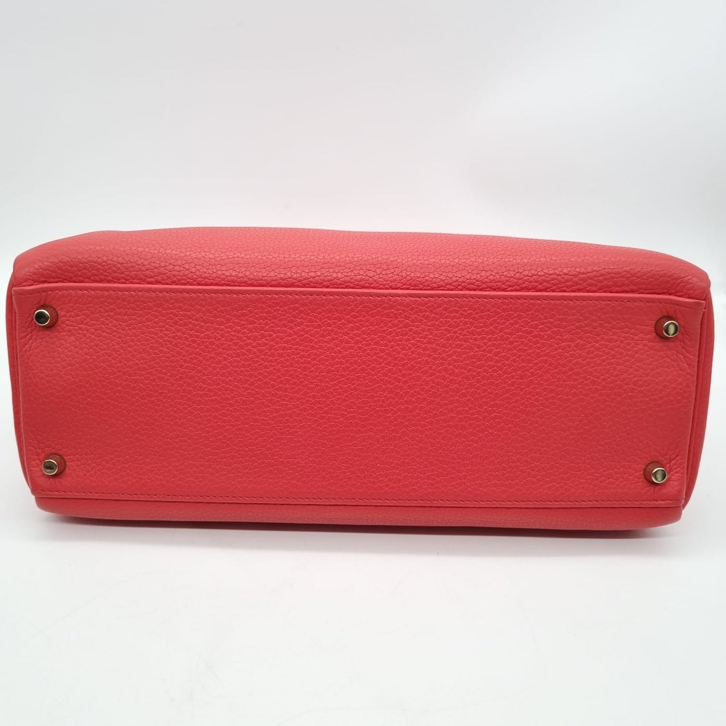 Hermes Kelly 35 Togo Leather Rose Texas #N 2010 Size 35x12x26