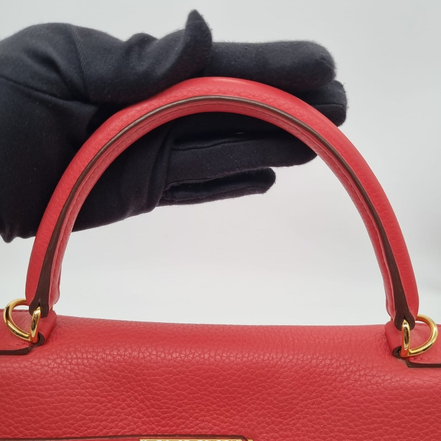 Hermes Kelly 35 Togo Leather Rose Texas #N 2010 Size 35x12x26