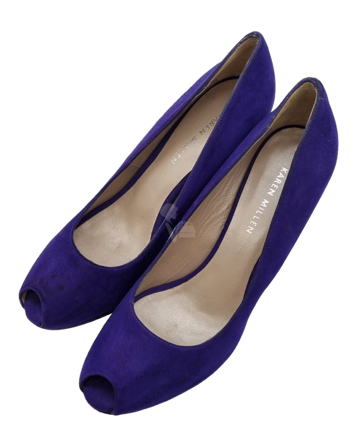 Karren Millen Heels Blue Suede Size 39/25