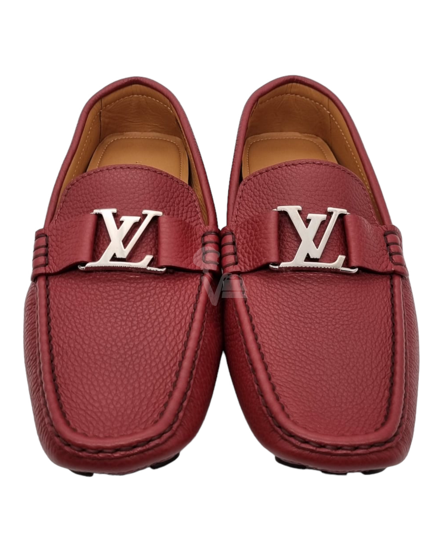 Louis Vuitton Monte Carlo Leather Loafer Hibiscus Red Size 8,5/28,5