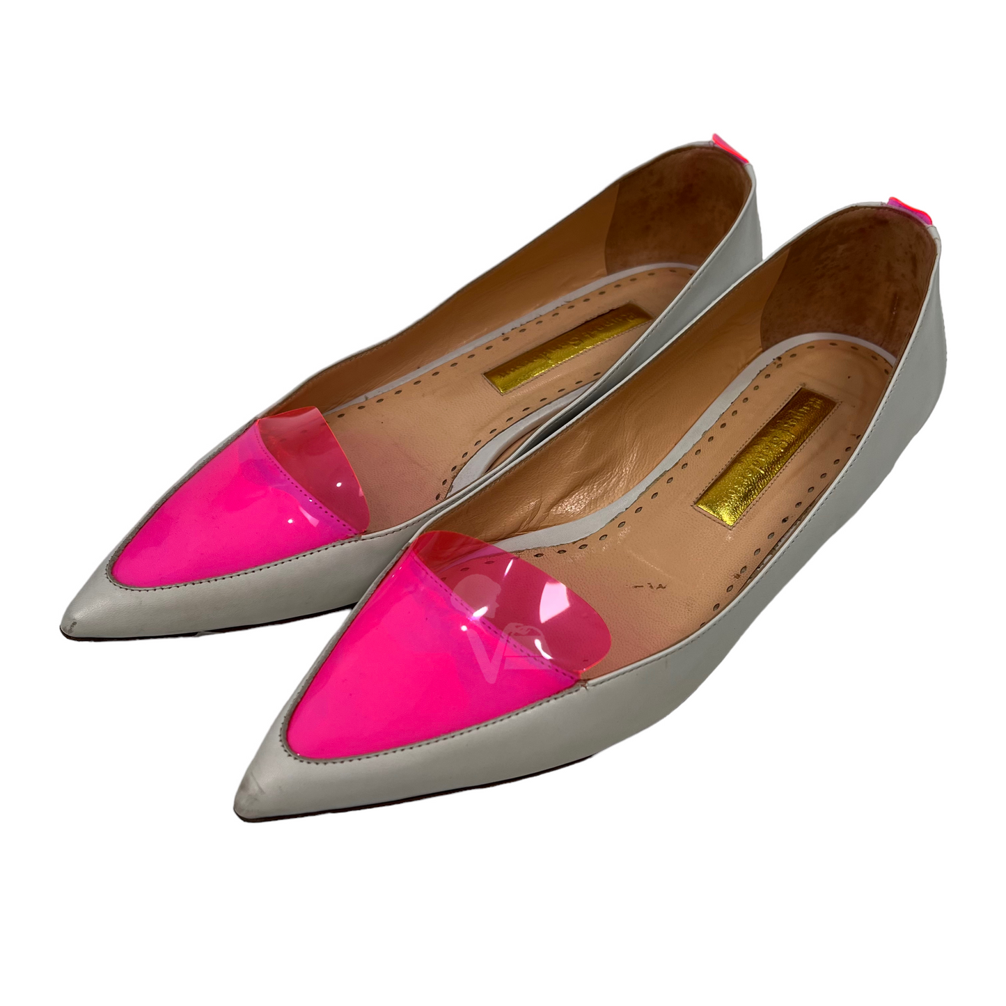 Rupert Sanderson White Pink Size 41/26,5