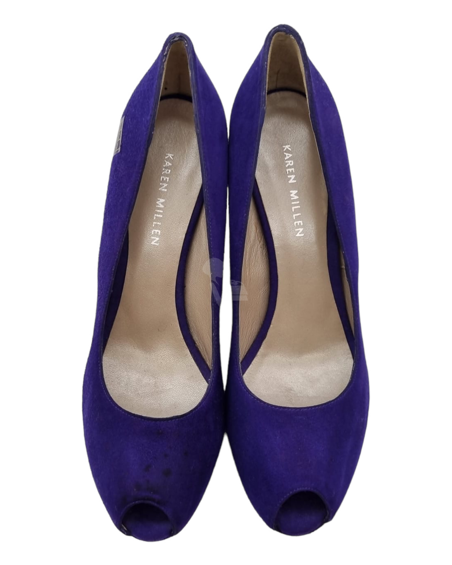 Karren Millen Heels Blue Suede Size 39/25