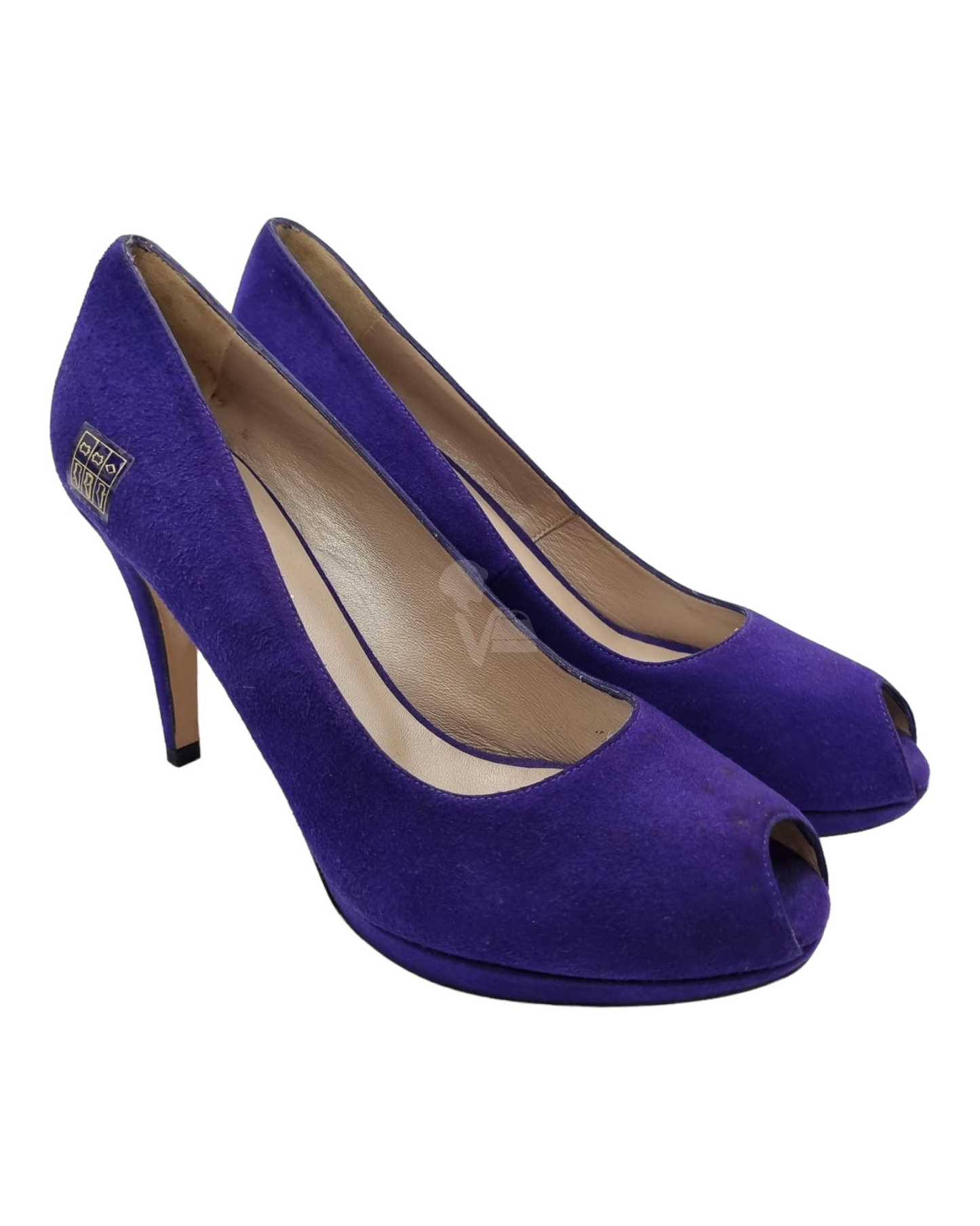 Karren Millen Heels Blue Suede Size 39/25