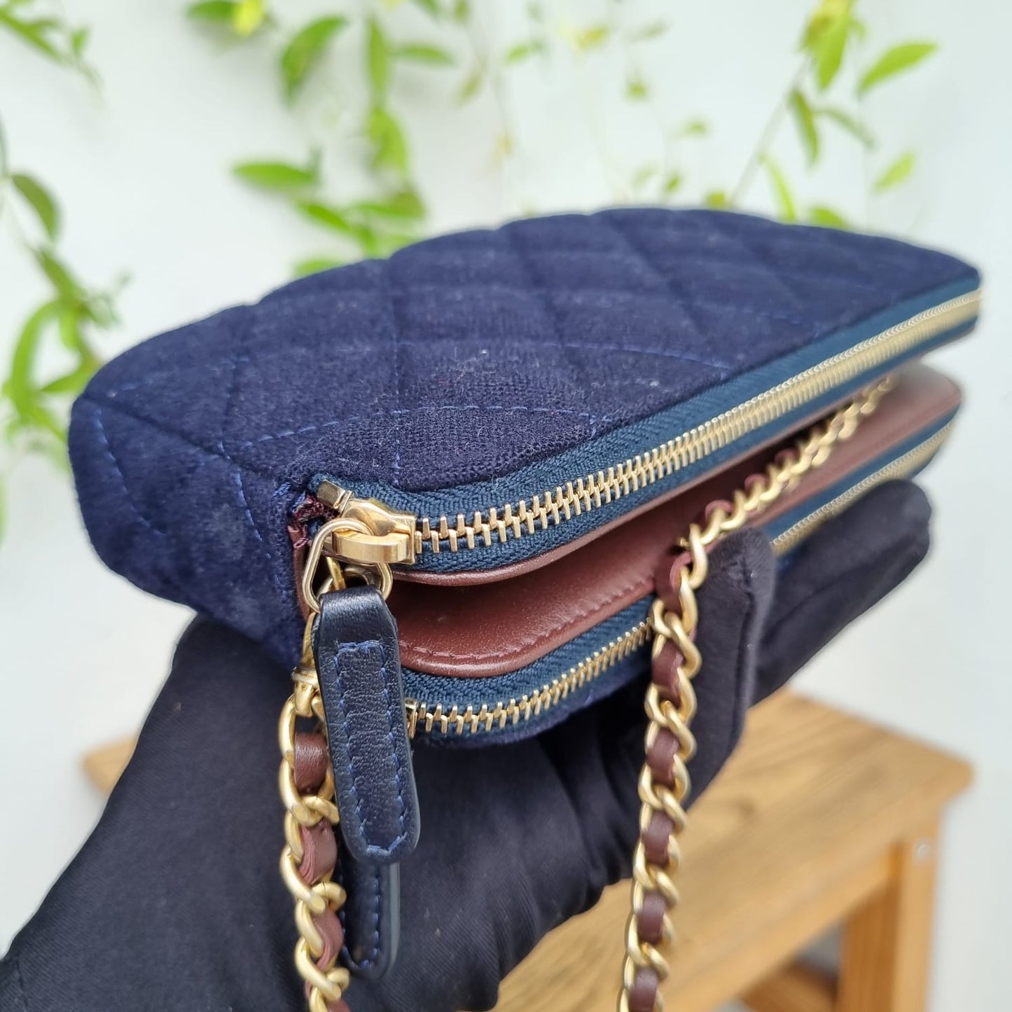 Chanel Charming Navy Crossbody Bag #26 2019 Size 19x4x10