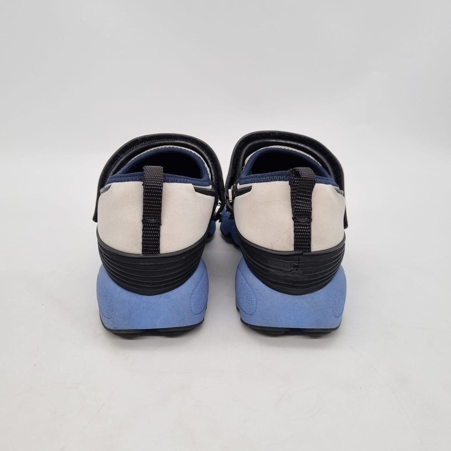 Dior Fusion Sneakers White Blue Sequin Size 37/24