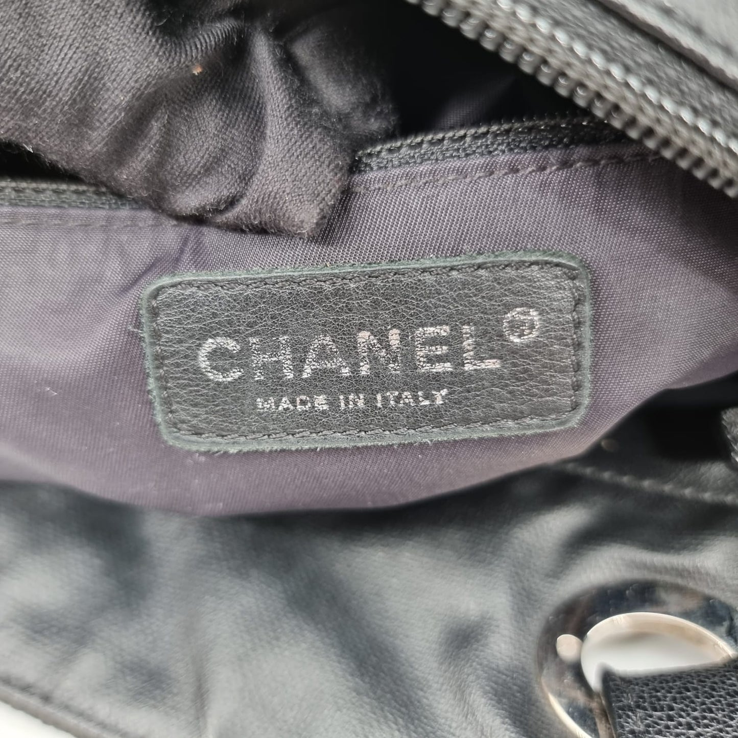 Chanel Biarritz Medium Tota Bag Black #13 Size 38x15x28