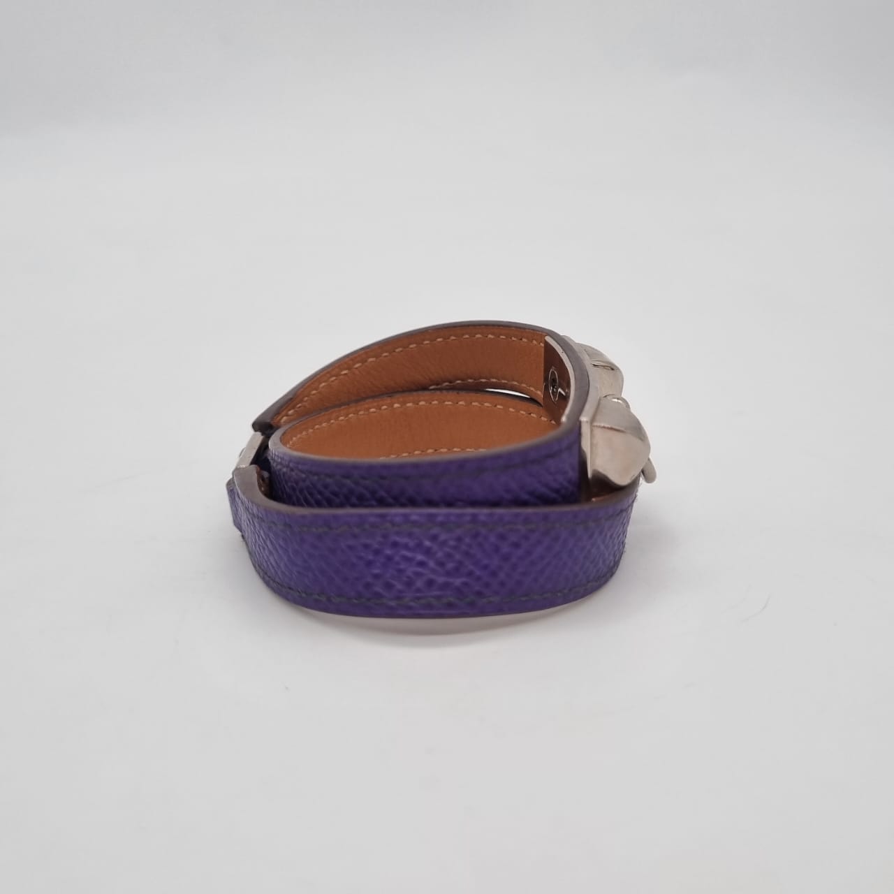 Hermes Kelly Double Tour PHW Iris Togo Leather #P 2011 Size S