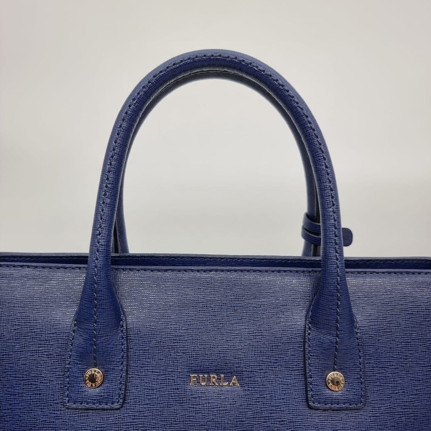 Furla Hand Bag Blue Size 32x15x22
