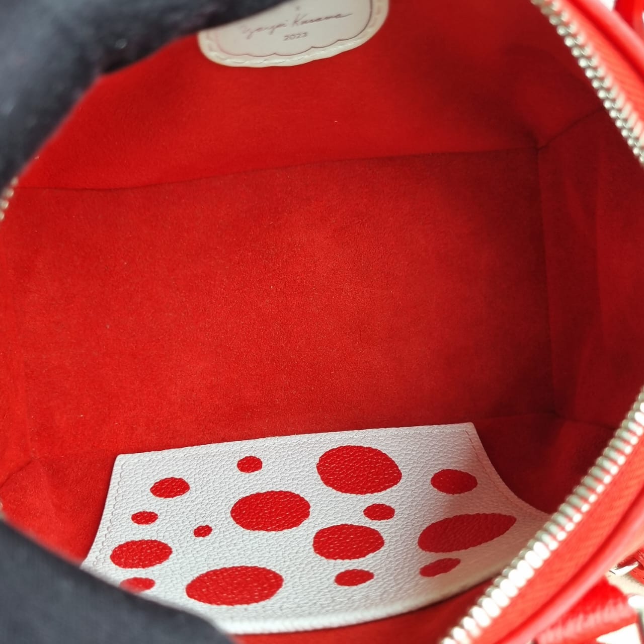 Louis Vuitton x Yayoi Kusama Speedy 20 Red CHIP 2023 Size 20x11x16