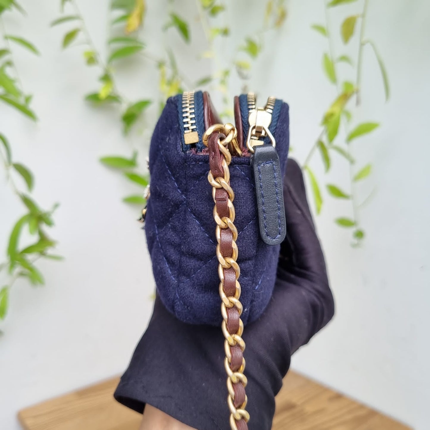 Chanel Charming Navy Crossbody Bag #26 2019 Size 19x4x10