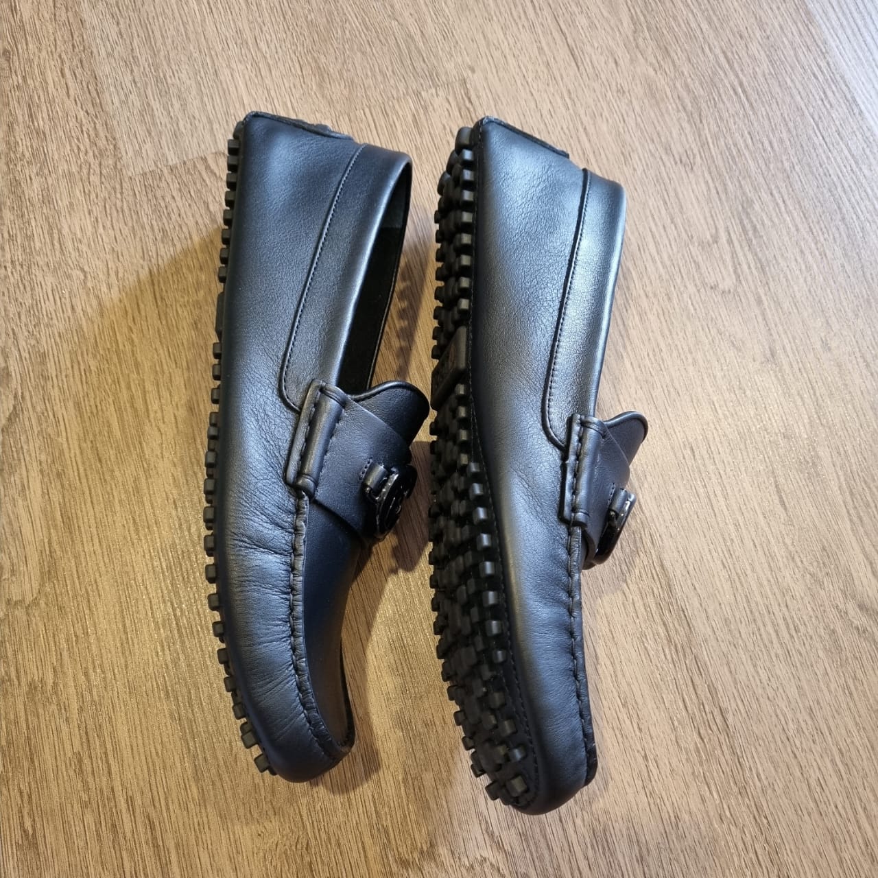 Gucci Clove Calf Soft Loafers Black Size 8/27,5 NEW