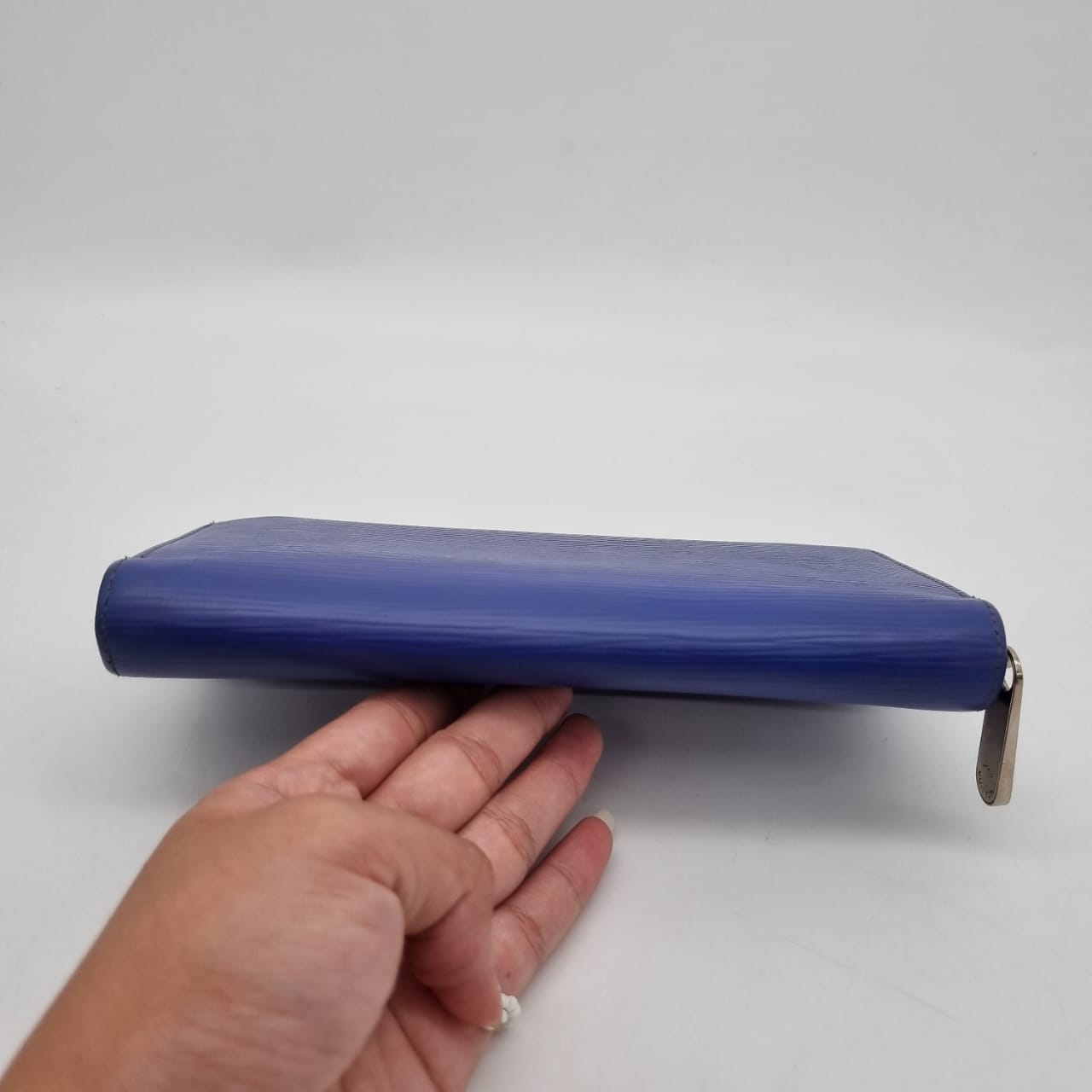 Louis Vuitton Zippy Wallet Blue 2011 Size 19x10