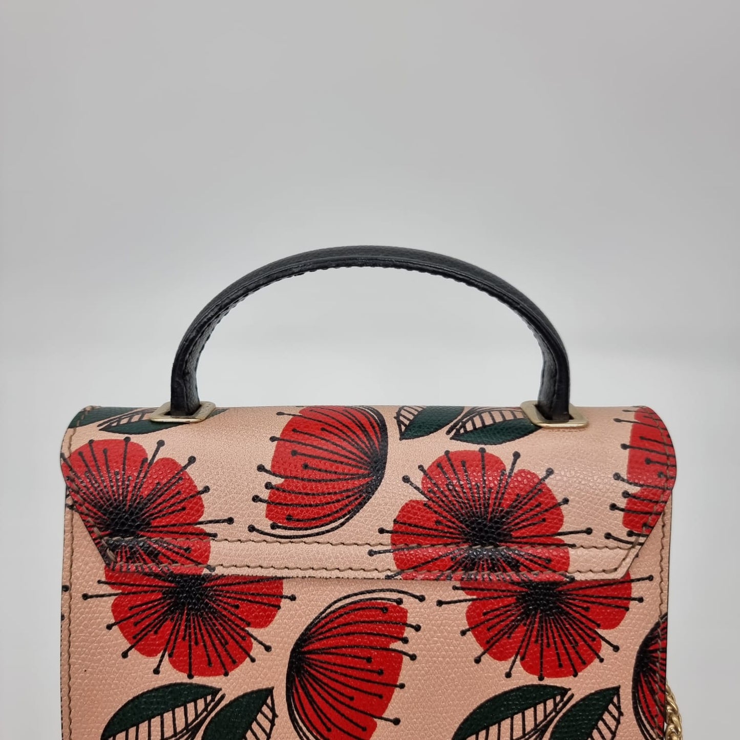 Furla Metropolis Floral Shoulder Bag Size 17x7x13