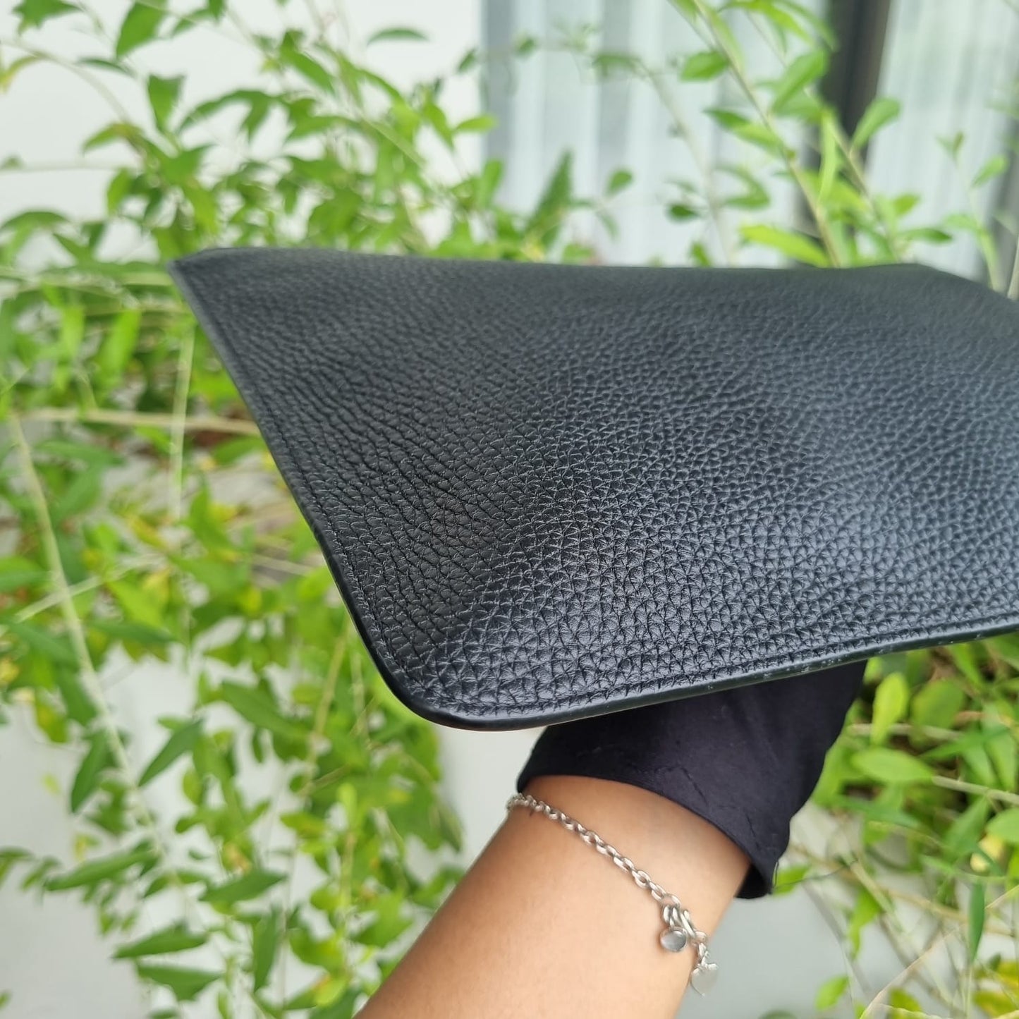Fendi Jokarl Clutch Leaher Black 2019 Size 30x20