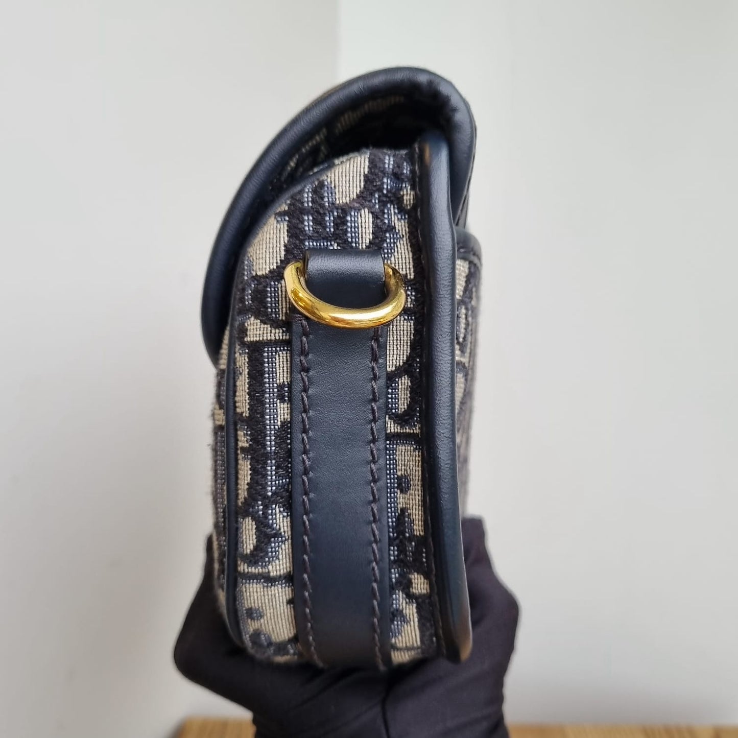 Dior Bobby Oblique Navy Blue 2021 Size 17x6x15