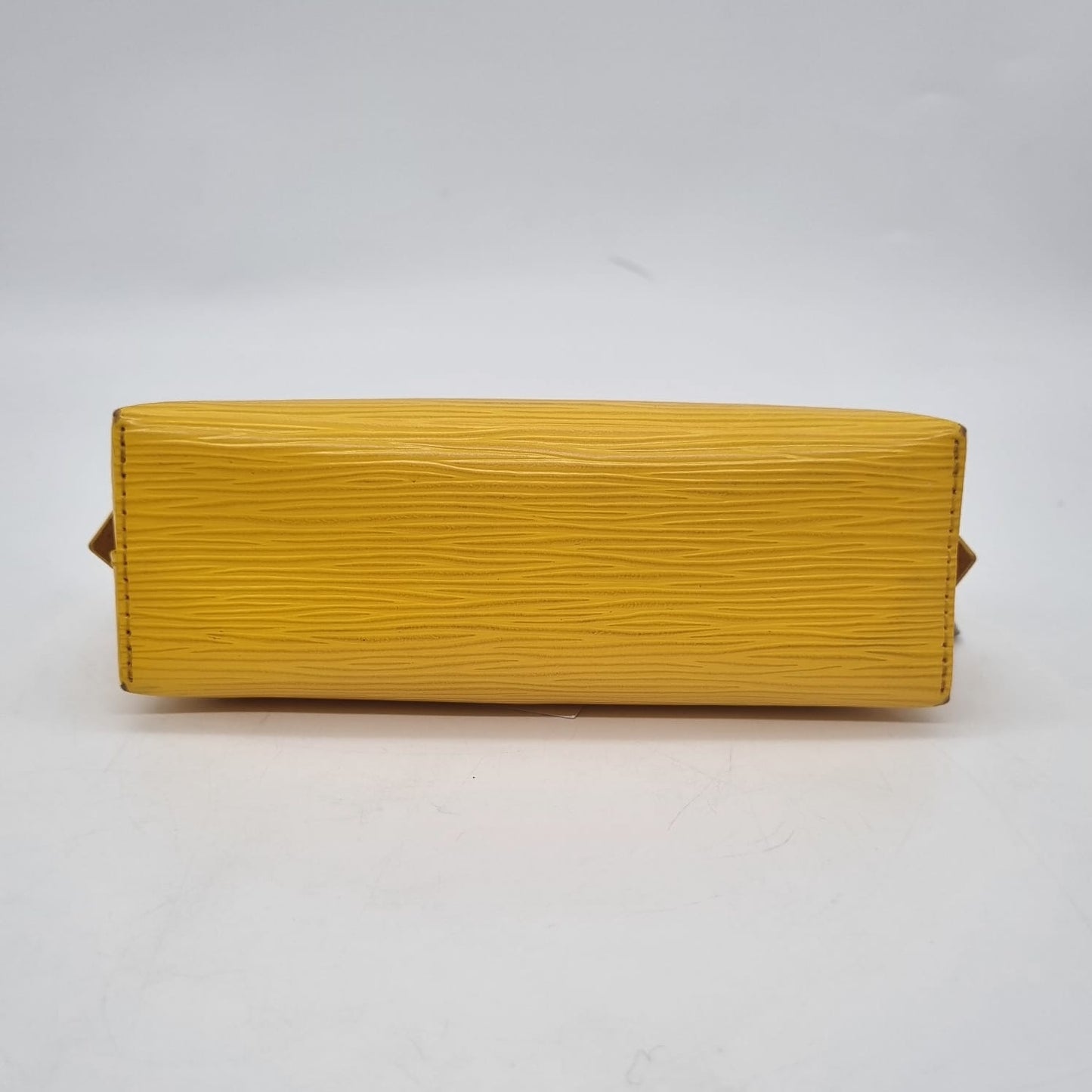 Louis Vuitton Cosmetic Pouch Epi Leather Yellow 2012 Size 17x6x11