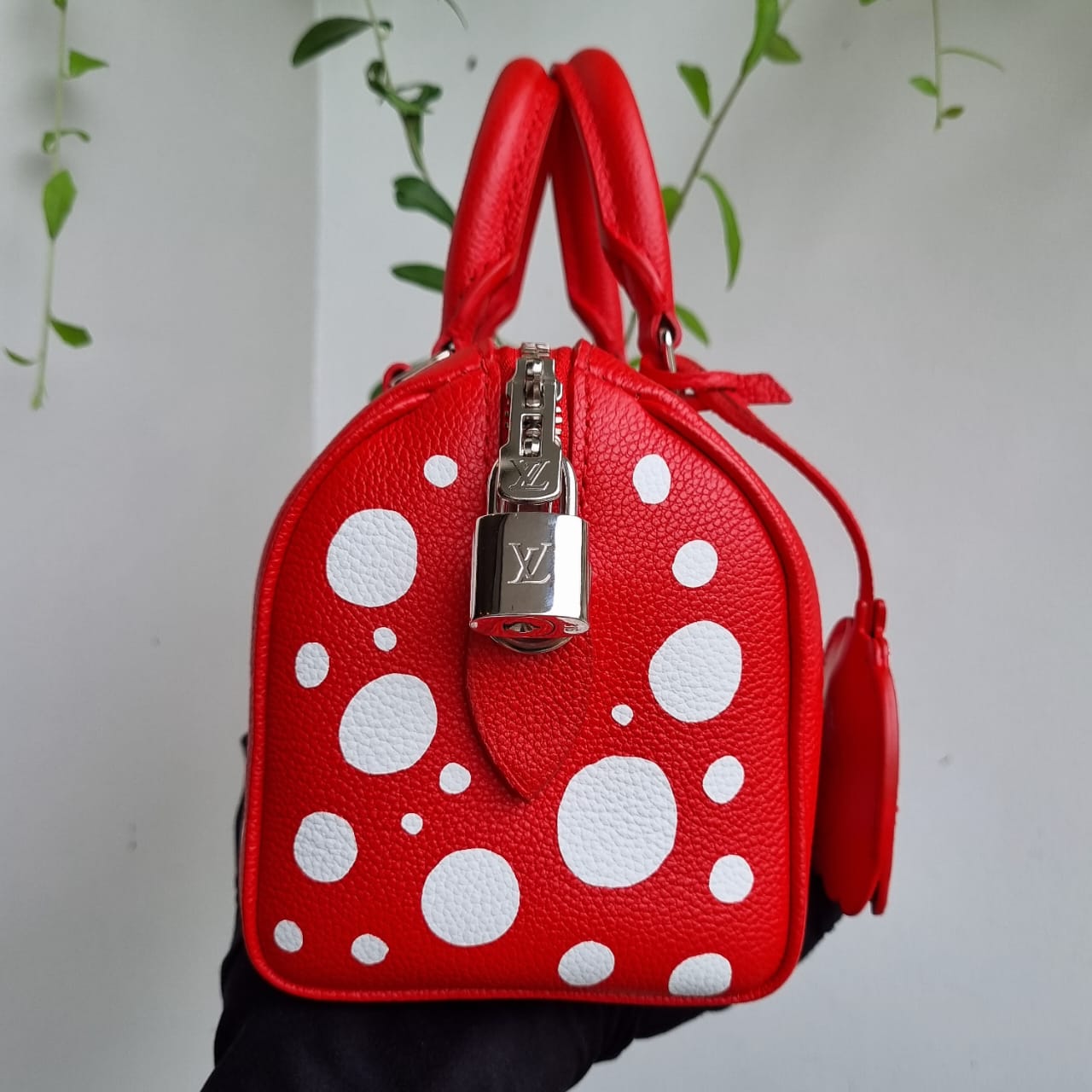 Louis Vuitton x Yayoi Kusama Speedy 20 Red CHIP 2023 Size 20x11x16