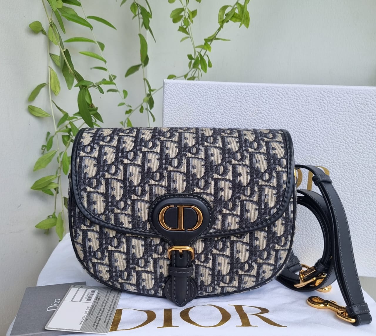 Dior Bobby Medium Oblique Canvas 2020 Size 22x6x18