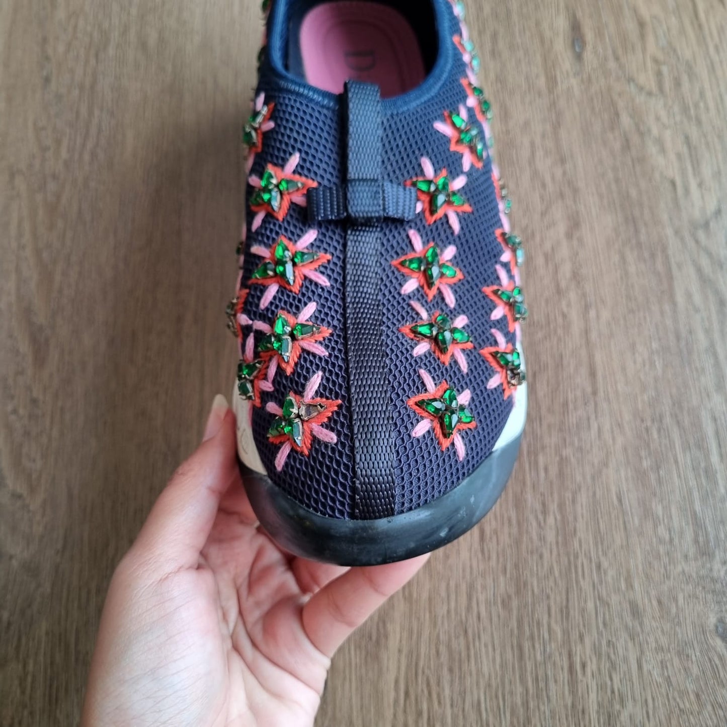Dior Fusion Flower Blue And Rose Size 38,5/25 Cm