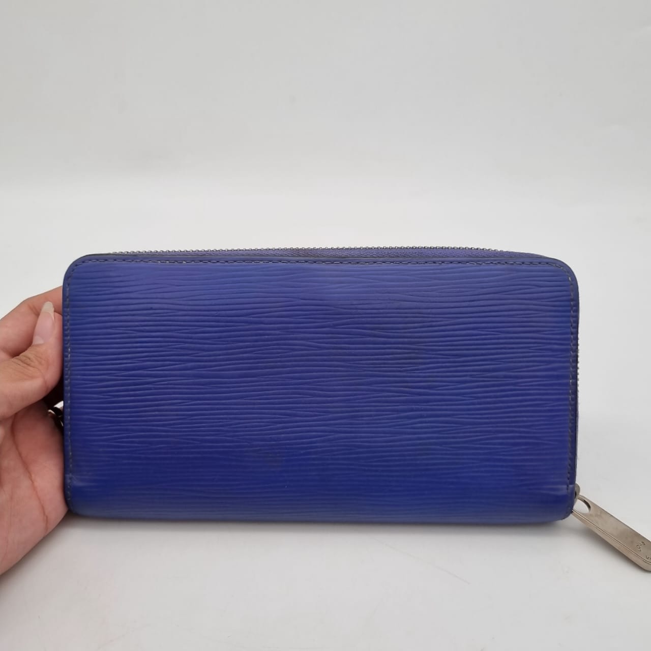 Louis Vuitton Zippy Wallet Blue 2011 Size 19x10