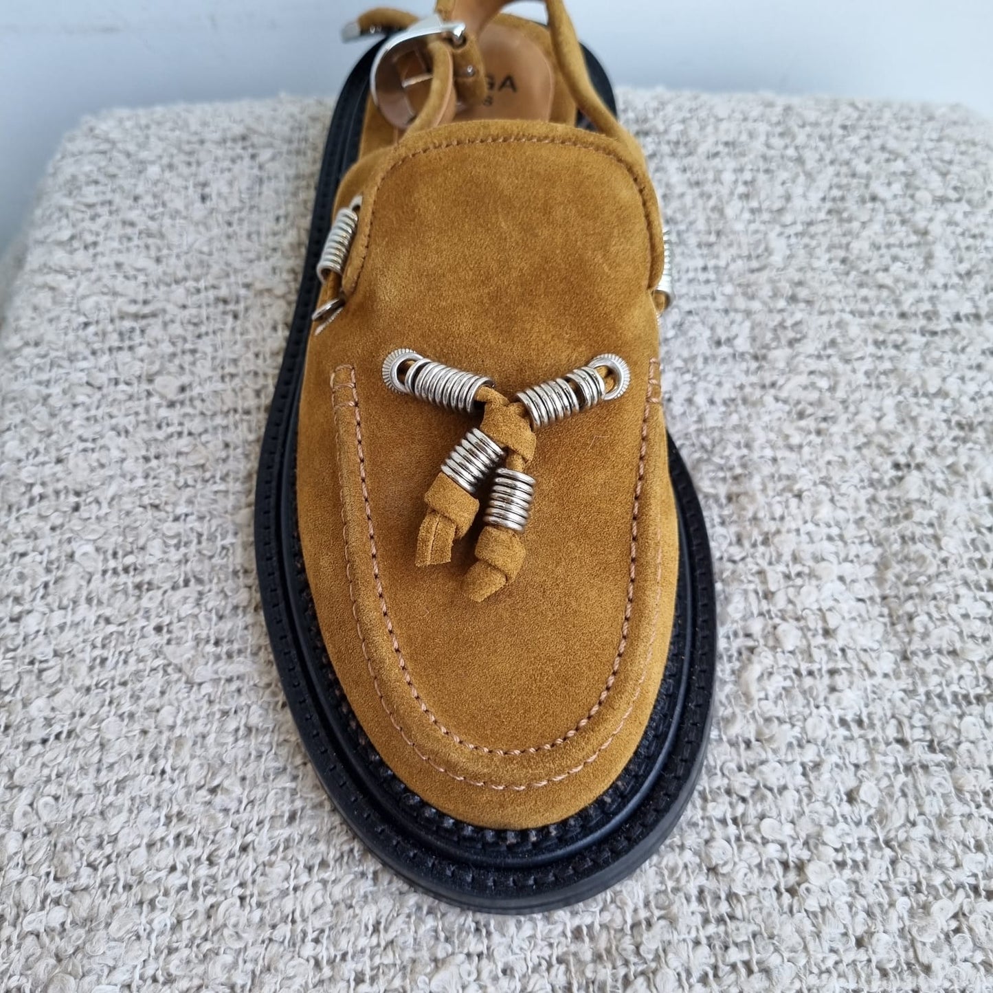 Toga Virilis Slingback Suade Brown Size 40/28