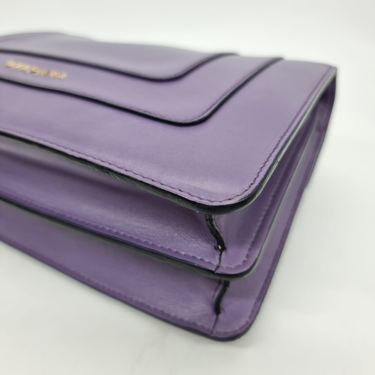 Bvlgari Medium Serpenti Forever Crossbody Bag Purple Size 27x5x20