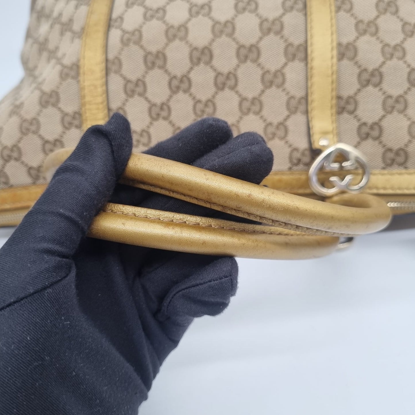 Gucci GG Canvas Lovely Tote Size 35x19x27