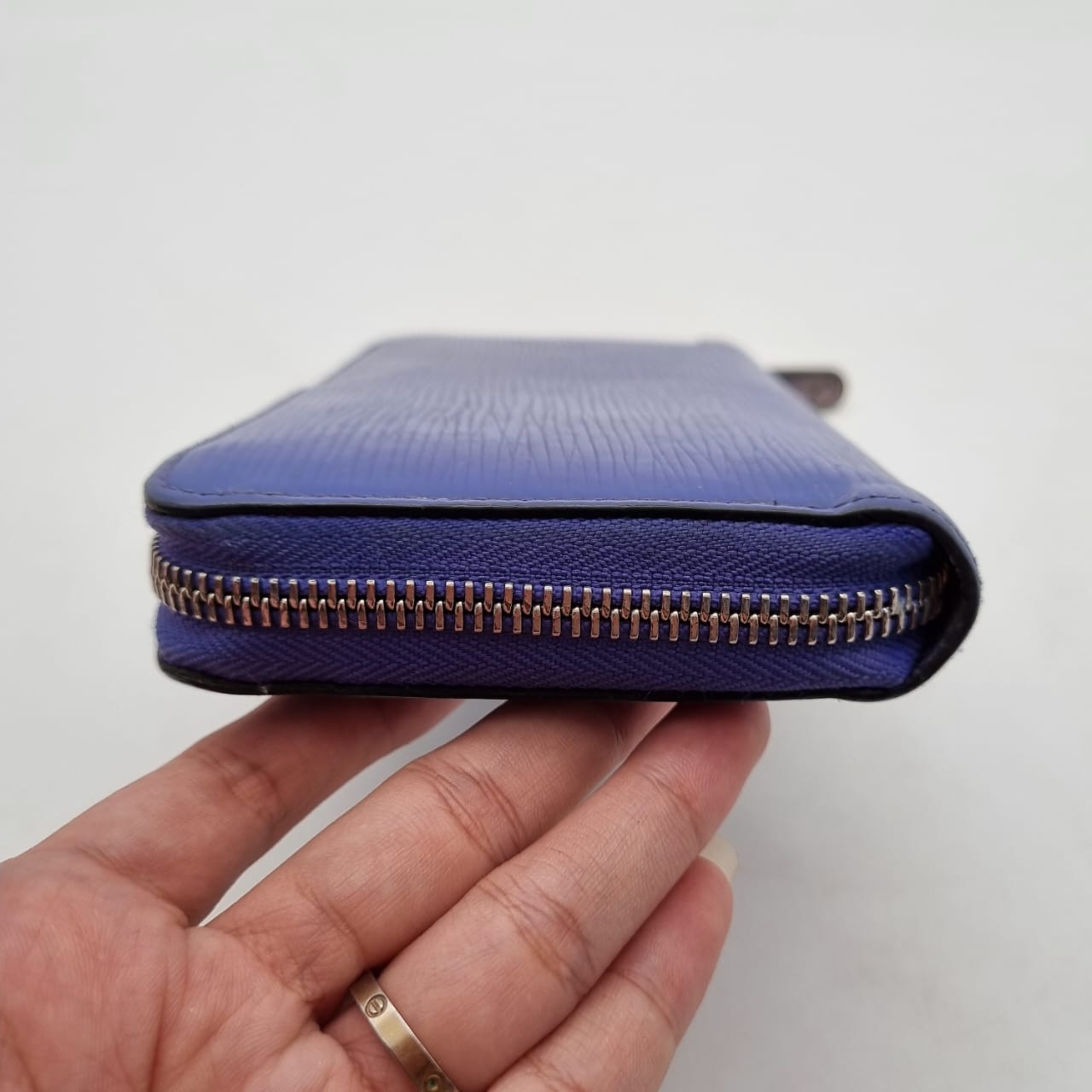 Louis Vuitton Zippy Wallet Blue 2011 Size 19x10