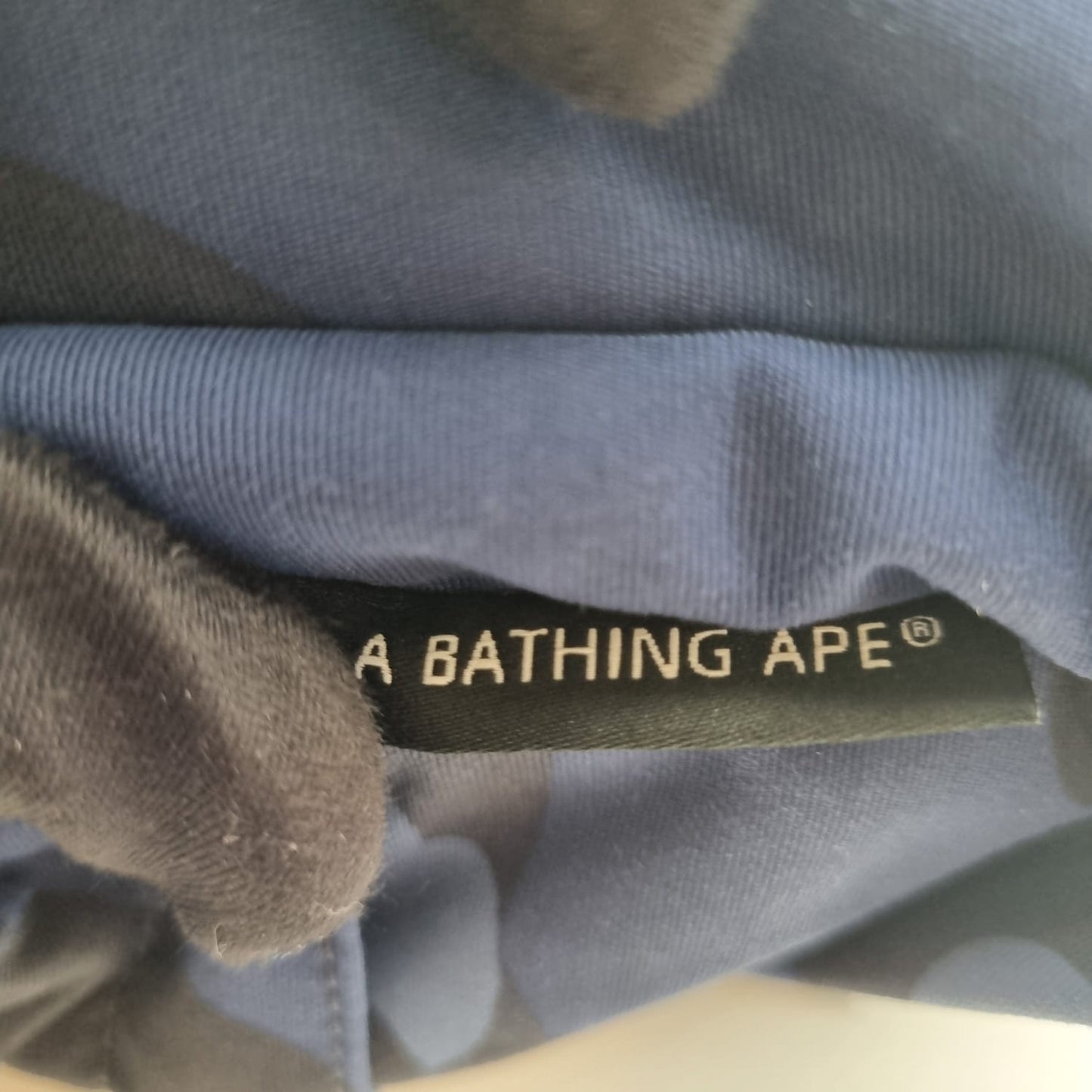 Bathing Ape Backpack Blue Navy Size 23x13x31