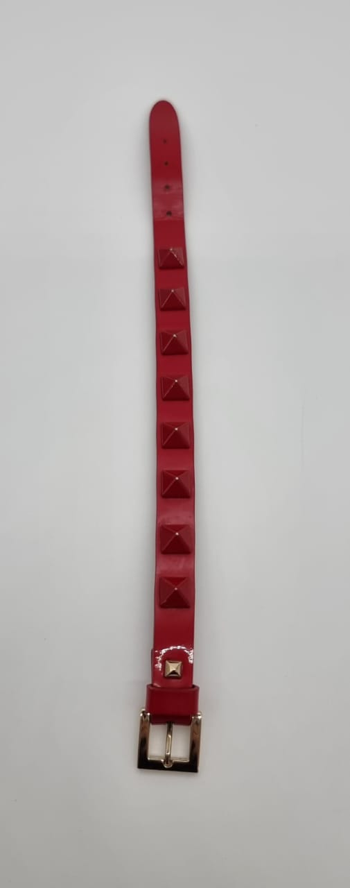 Valentino Bracelet Studed Red