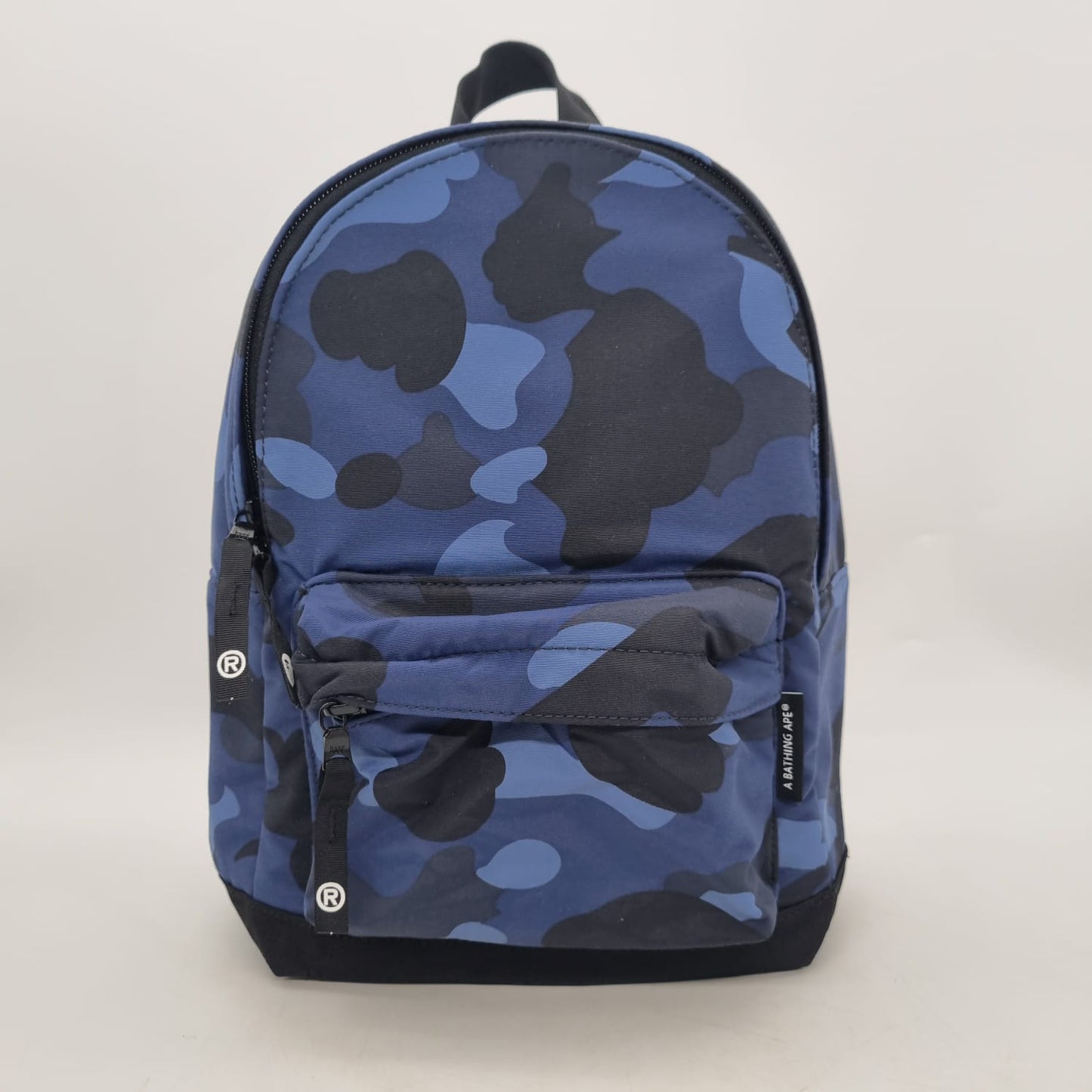Bathing Ape Backpack Blue Navy Size 23x13x31