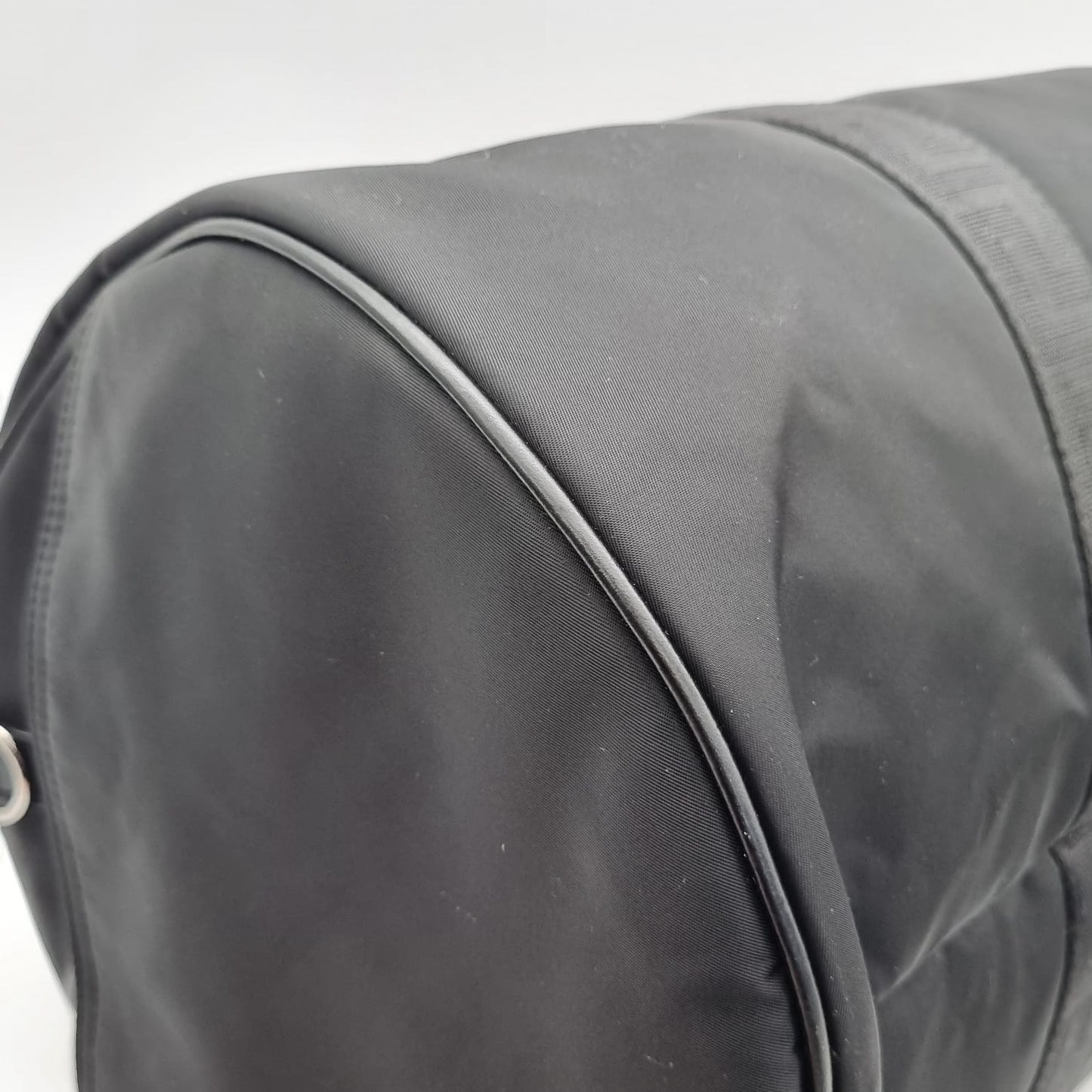 Versace Duffle Bag Nylon BLack New Size 46x27x2