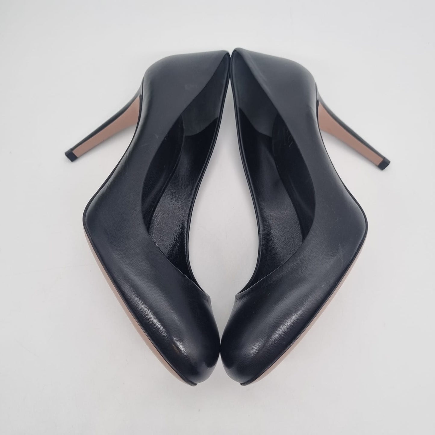 Gucci Heels Leather Black Size 37/24,5
