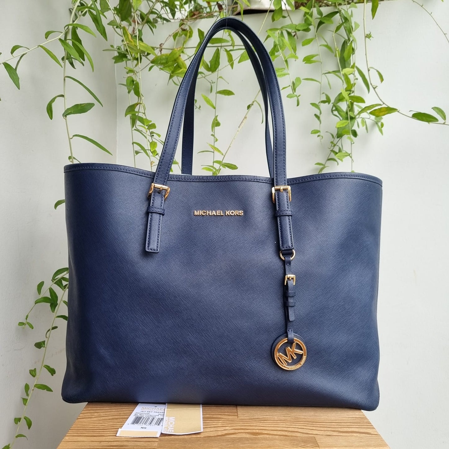 Michael Kors Jetset Travel Large Blue Size 38x15x29