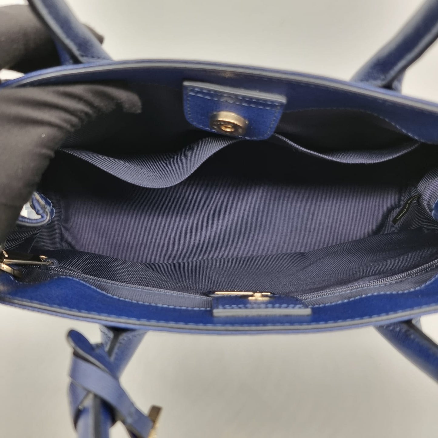 Furla Hand Bag Blue Size 32x15x22