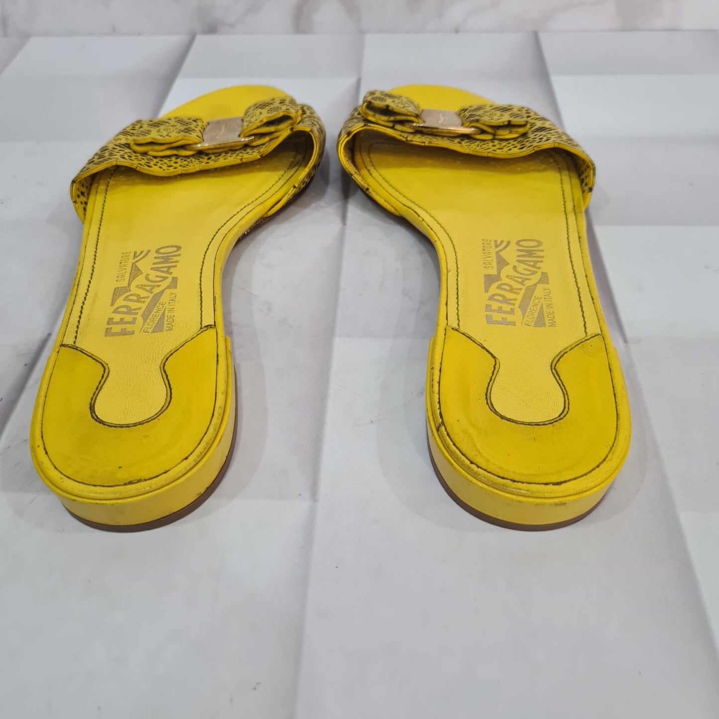Salvatore Ferragamo Sandal Yellow Size 8/25