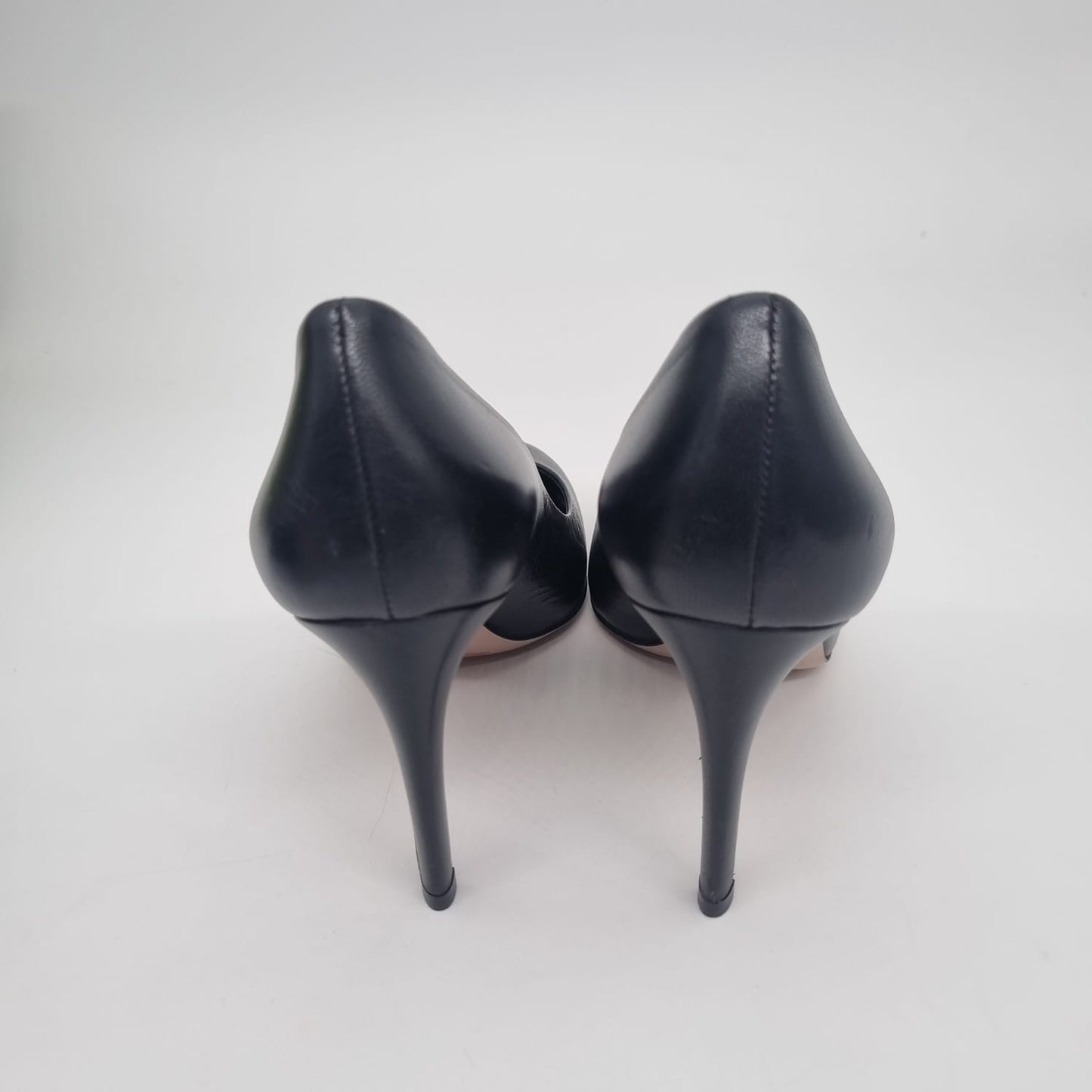 Gucci Heels Leather Black Size 37/24,5