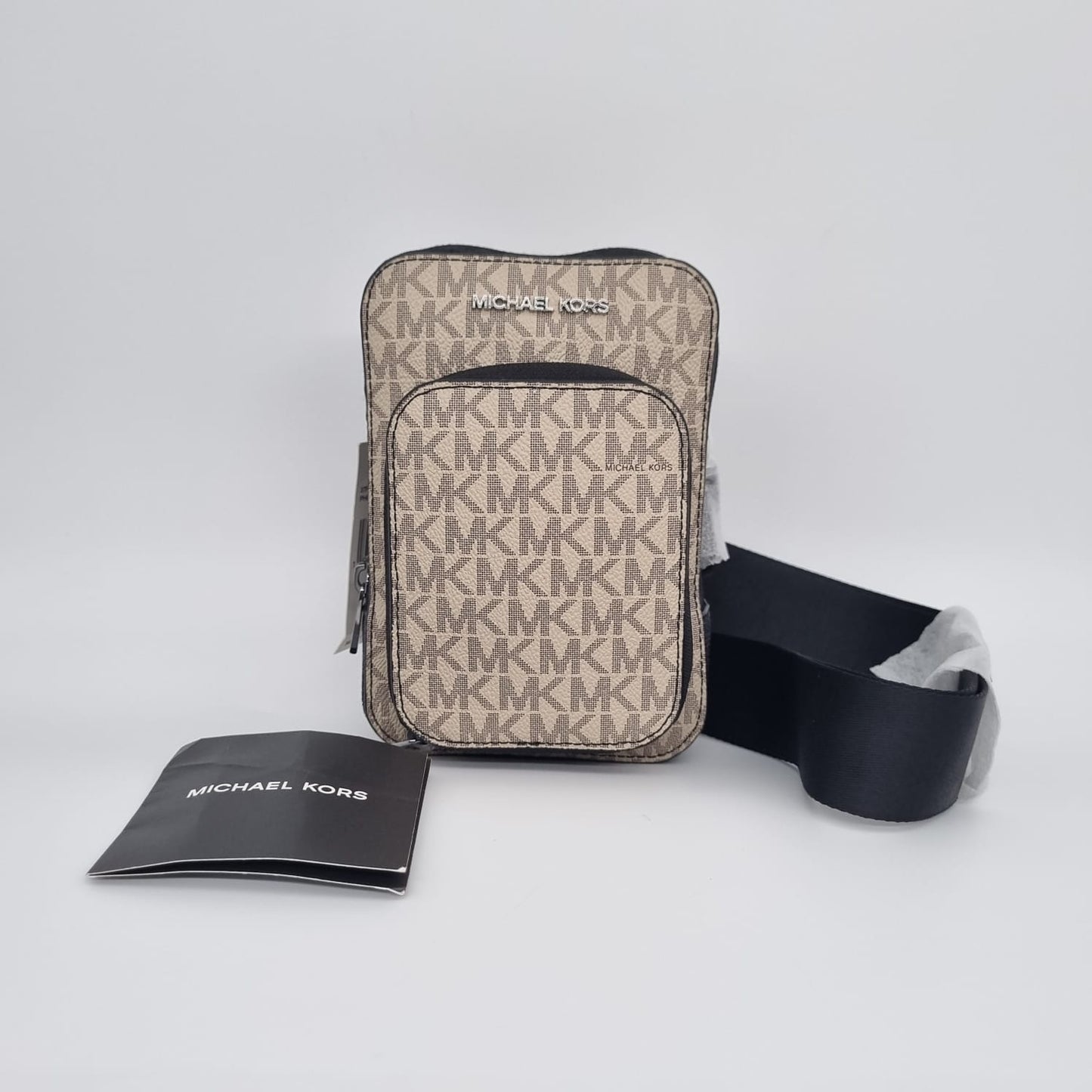 Michael Kors Cooper Phone Wallet Xbody Black Size 12x6x19