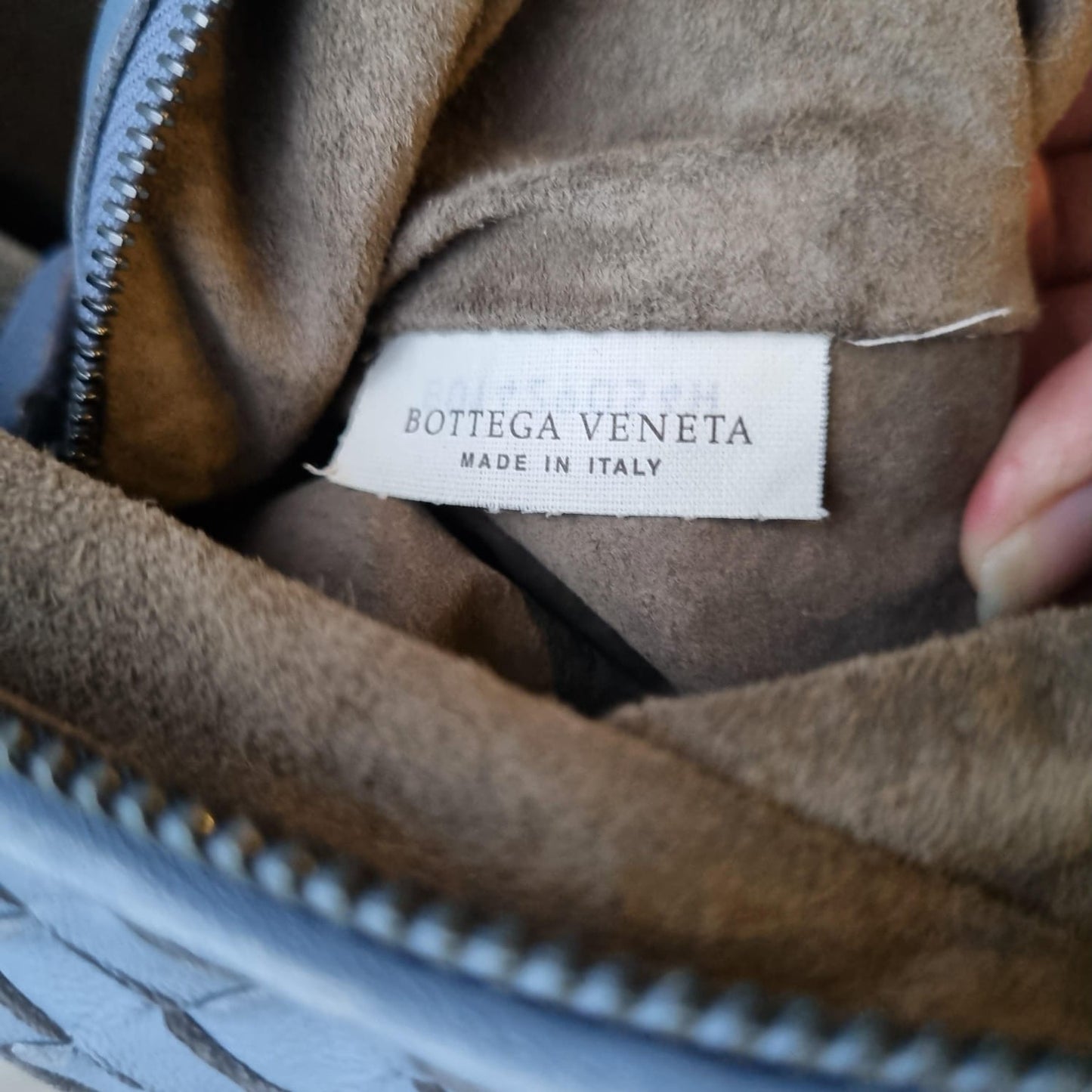 Bottega Veneta Intercciato Convrtible Satchel Grey Size 52x42