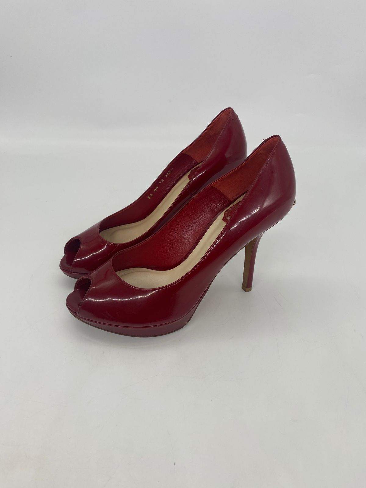 Dior Heels Patent Maroon Size 36,5/23