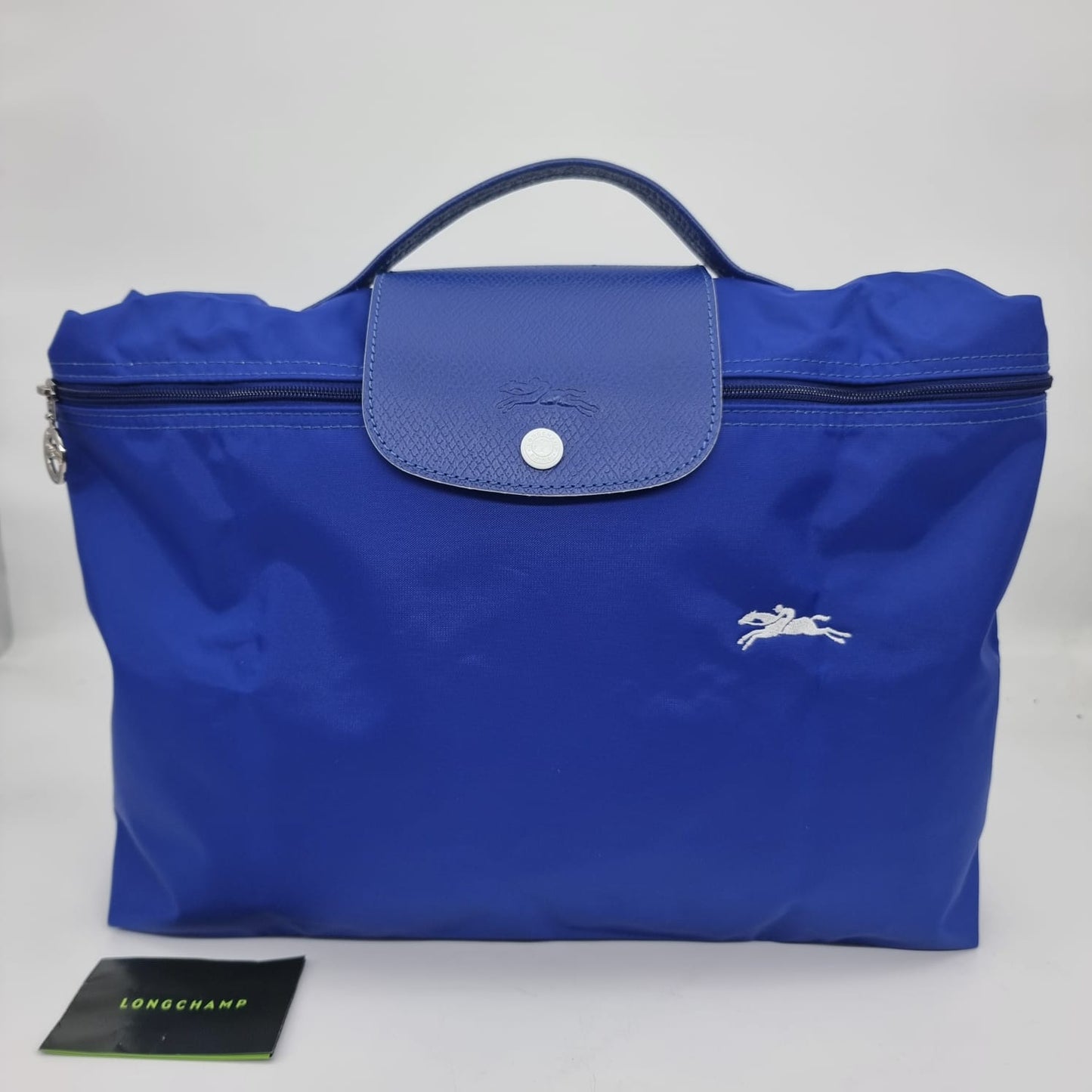 Longchamp Le Pliage Document Bag Blue Size 36x7x27