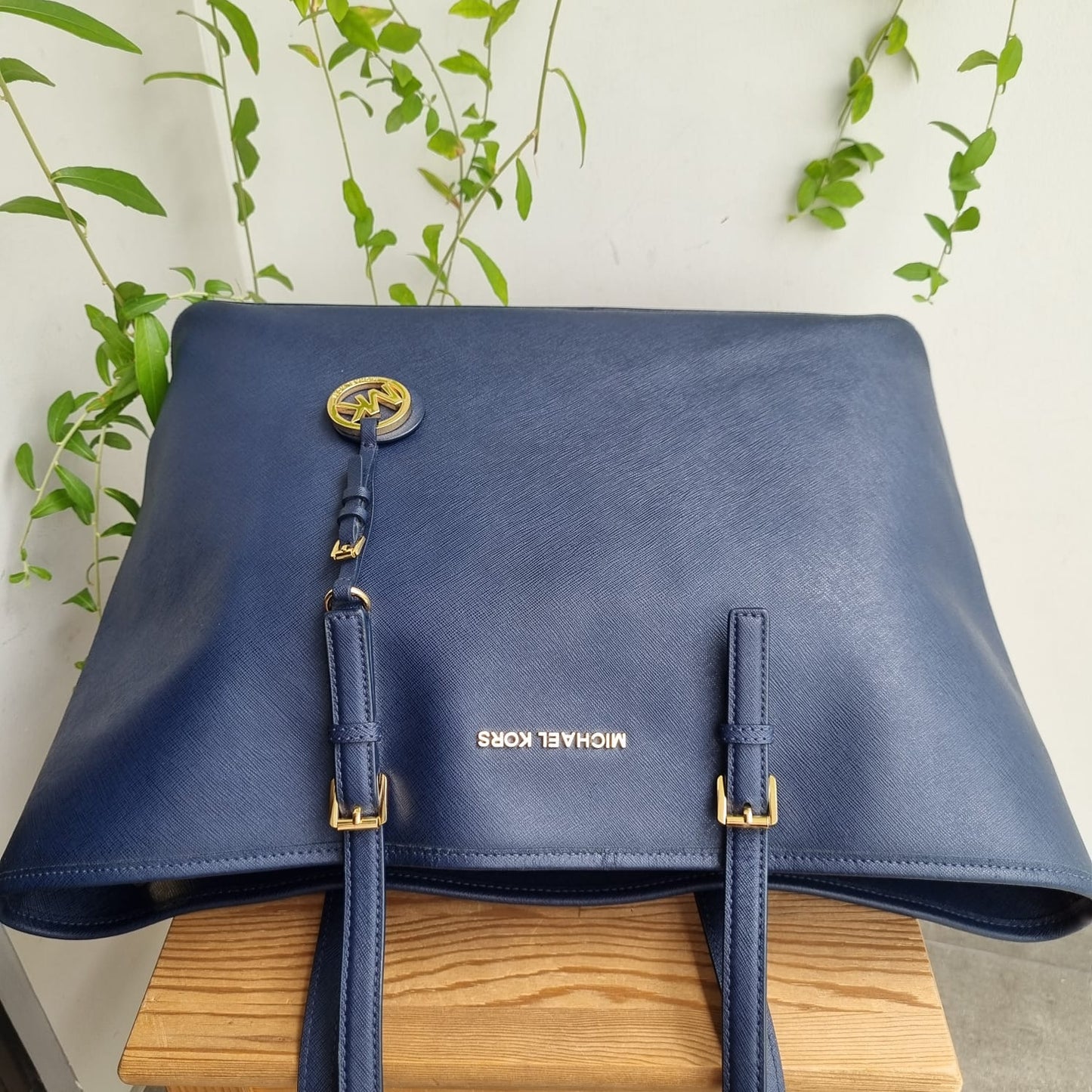 Michael Kors Jetset Travel Large Blue Size 38x15x29