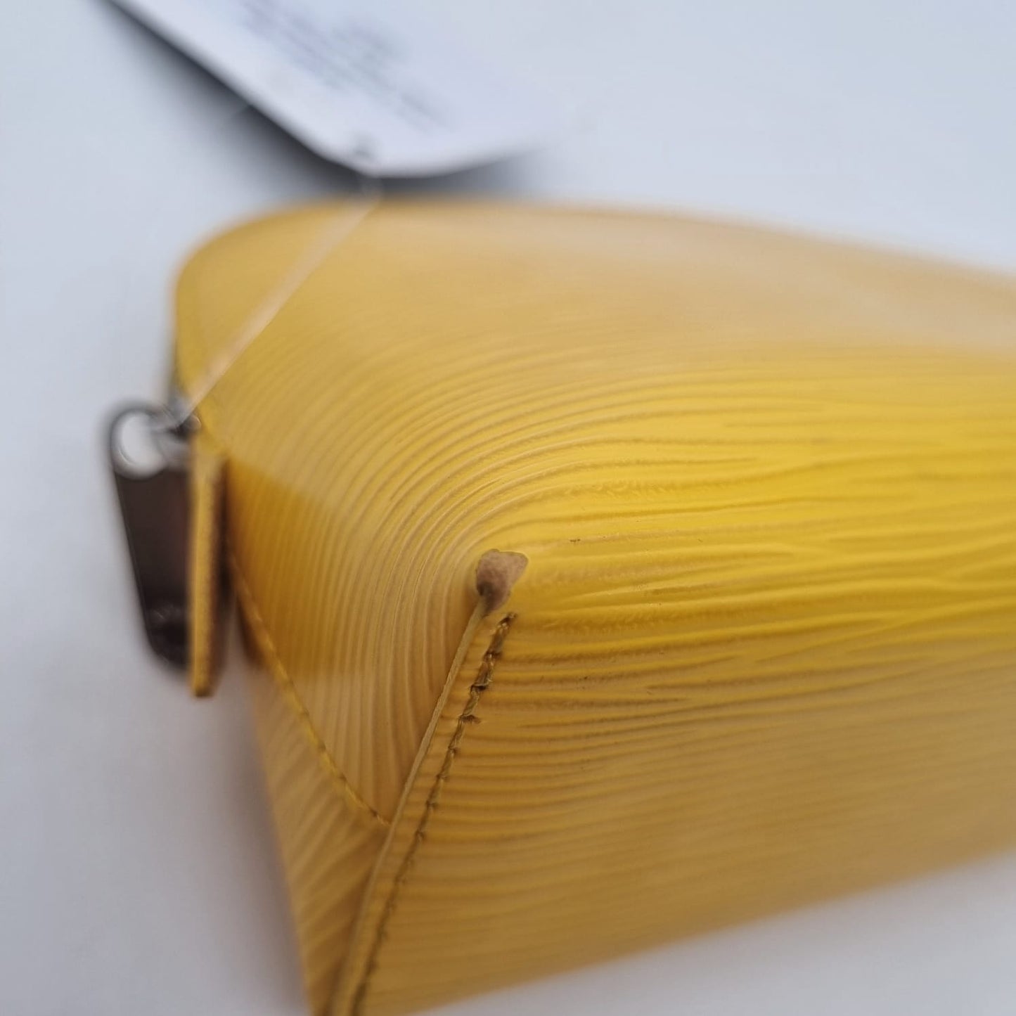 Louis Vuitton Cosmetic Pouch Epi Leather Yellow 2012 Size 17x6x11